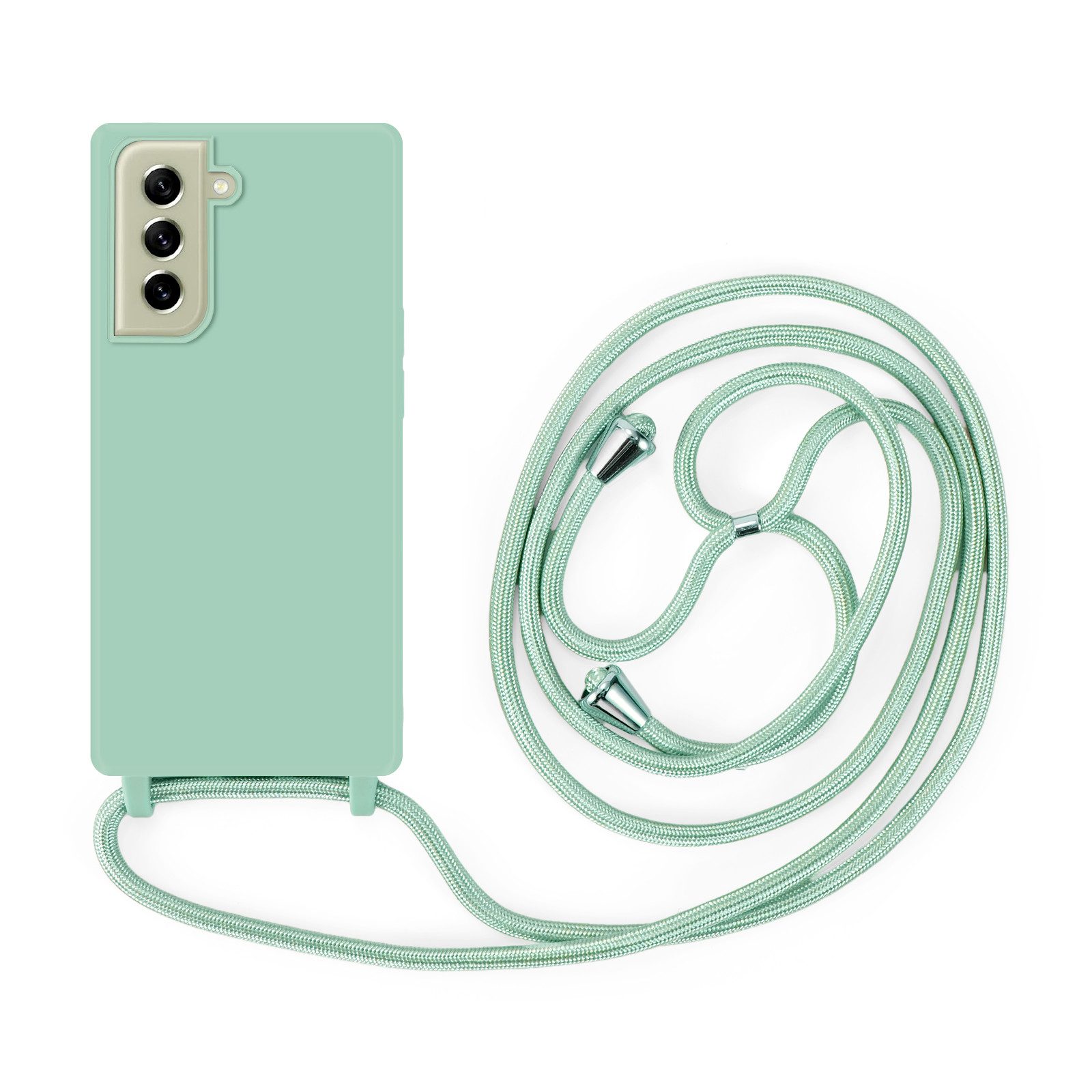 betterfon Handykette für Samsung Galaxy Handyhülle mit Band Kodel Hülle mit Kette, Umhängekette: Verstellbar, rutschfester Grip & Metallkappen