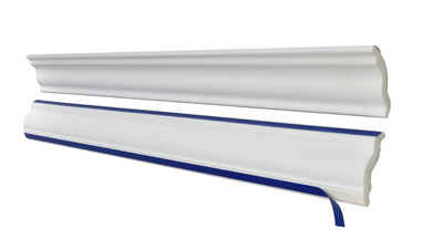 Decosa Zierleiste Decosa Deckenleiste SKS50 (Ricarda), selbstklebend, 40 x 45 mm, Selbstklebend, Polystyrol (Styropor), 1-St., Selbstklebend