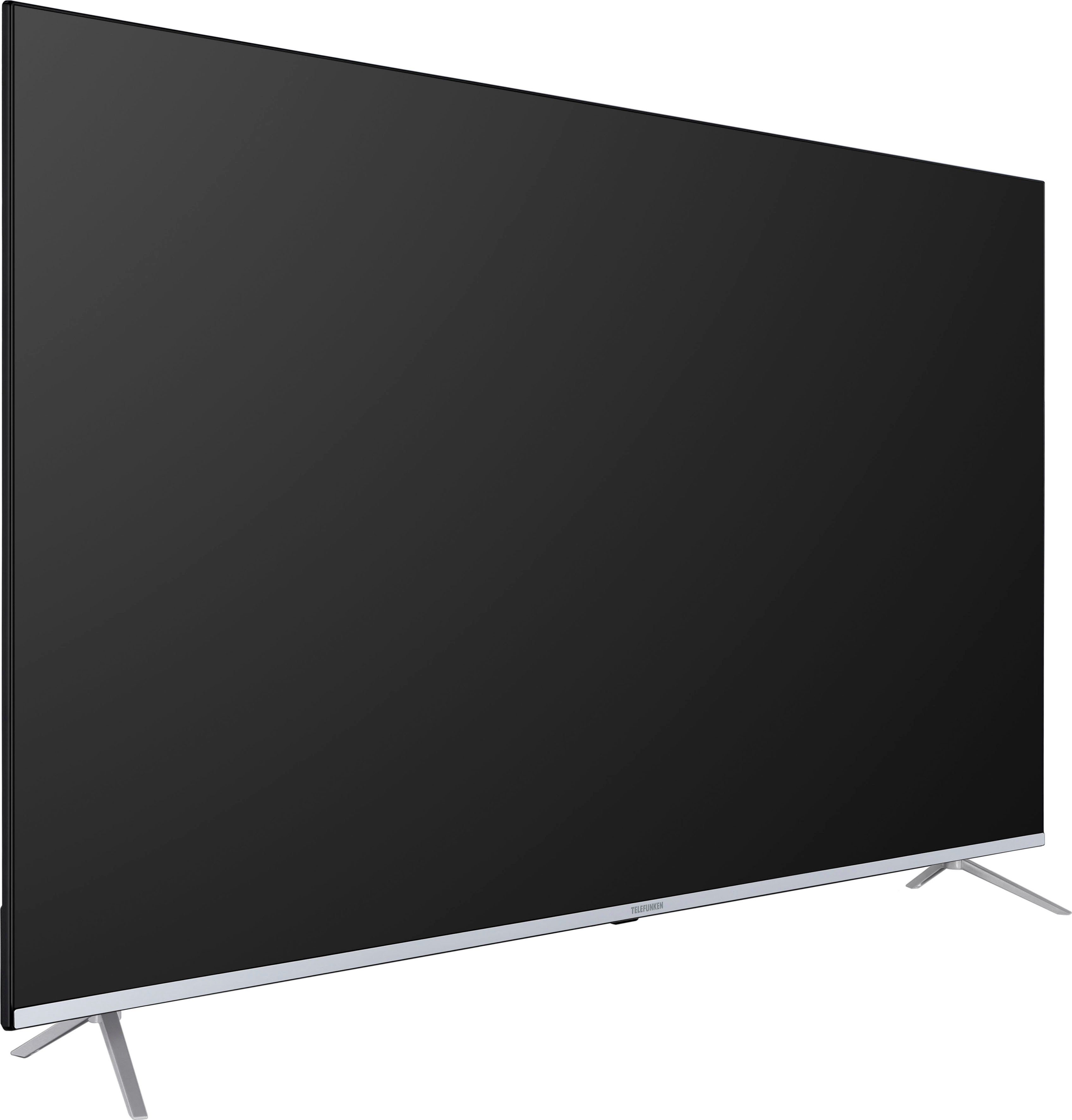 Telefunken D65V850M5CWHI LED-Fernseher HD, Smart-TV) (164 Zoll, Ultra 4K cm/65