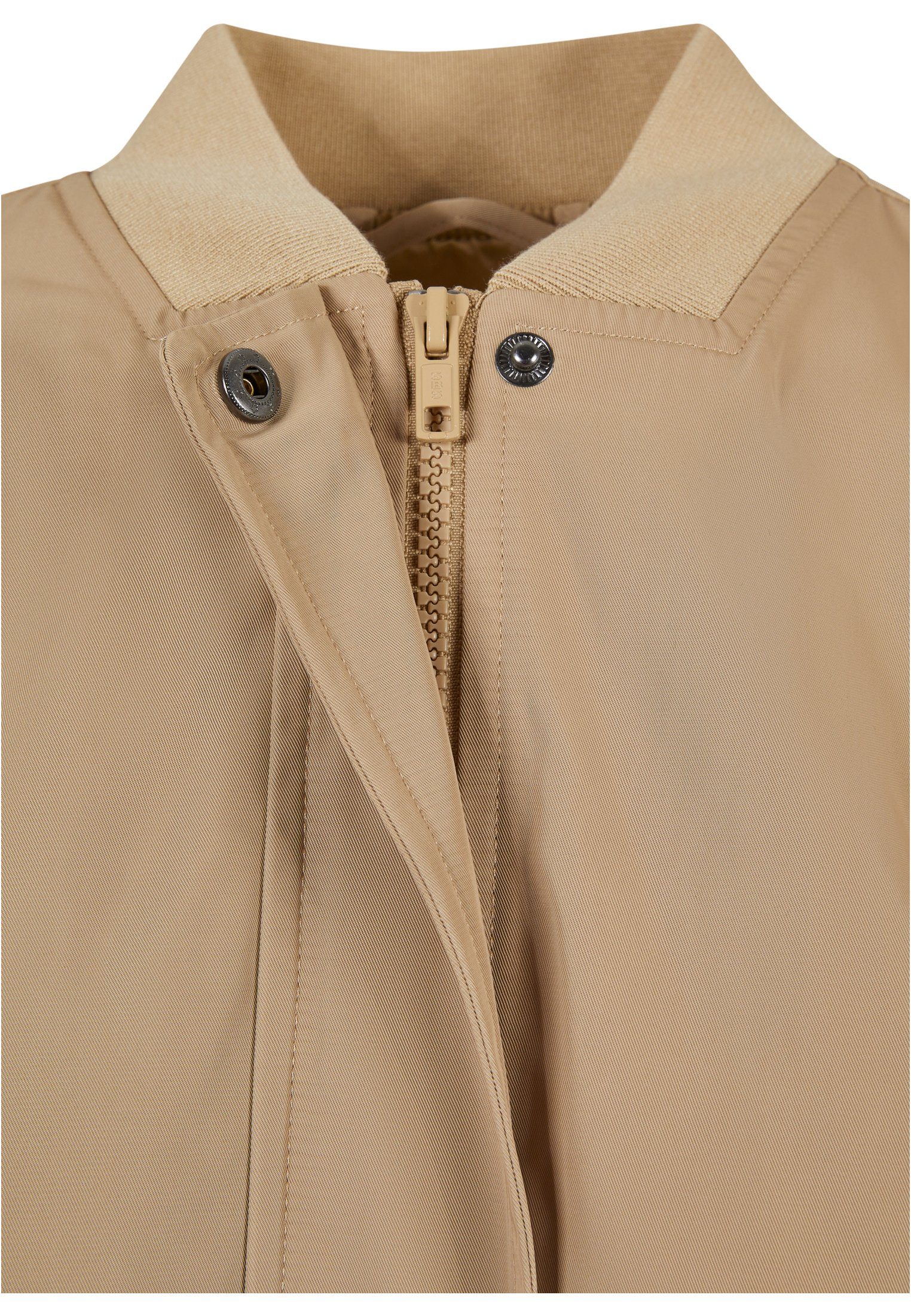 unionbeige Bomber (1-St) Oversized Damen Recycled CLASSICS Ladies Jacket Light Bomberjacke URBAN