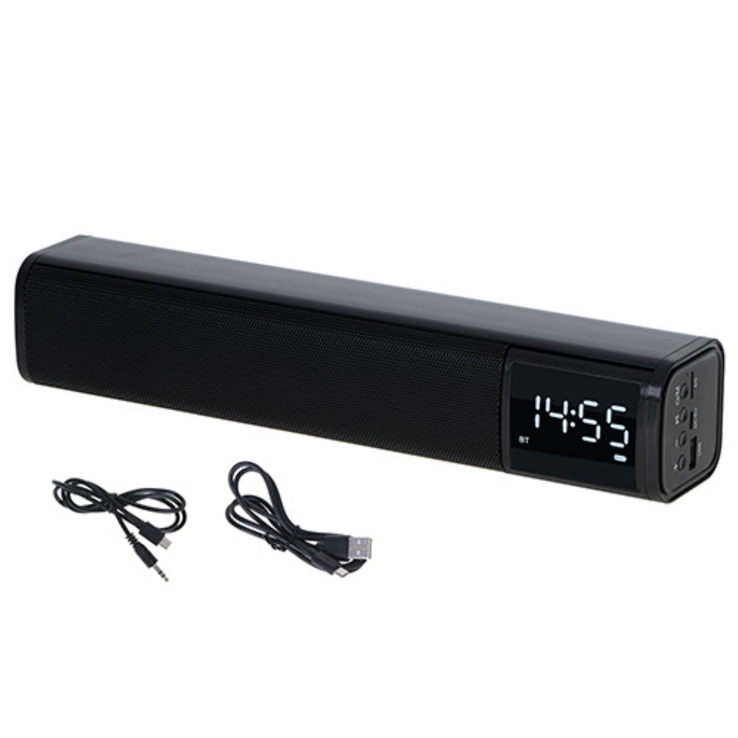 Adler AD 1191 Bluetooth-Lautsprecher (5 W, mit Wecker und UWK-Radio, Bluetooth 5.0)