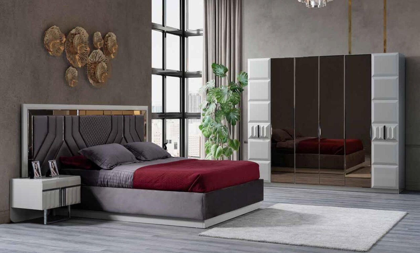 Schlafzimmer Luxus Modernes 180x200 Betten Bett Hotel Doppel JVmoebel Bett