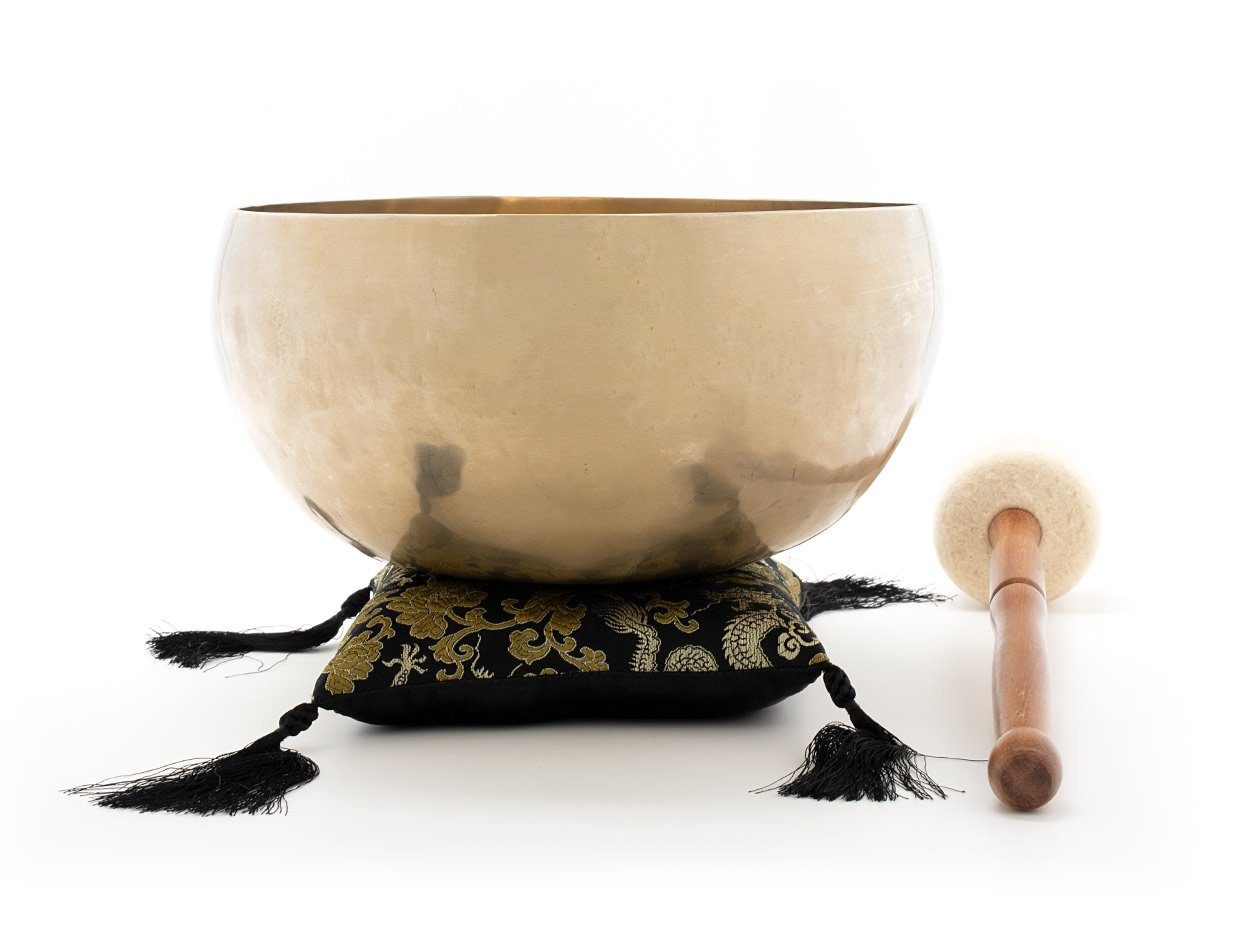Klangschalen-Center Поющие чаши Traditionell geschmiedete Klangschale aus Nepal I ca. 1200 g
