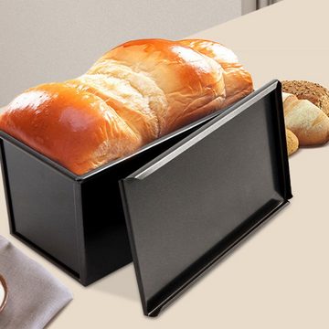HIBNOPN Brotbackform Backform Toast Brot Gebäck Kuchen Brotbackform Mold Backform Deckel