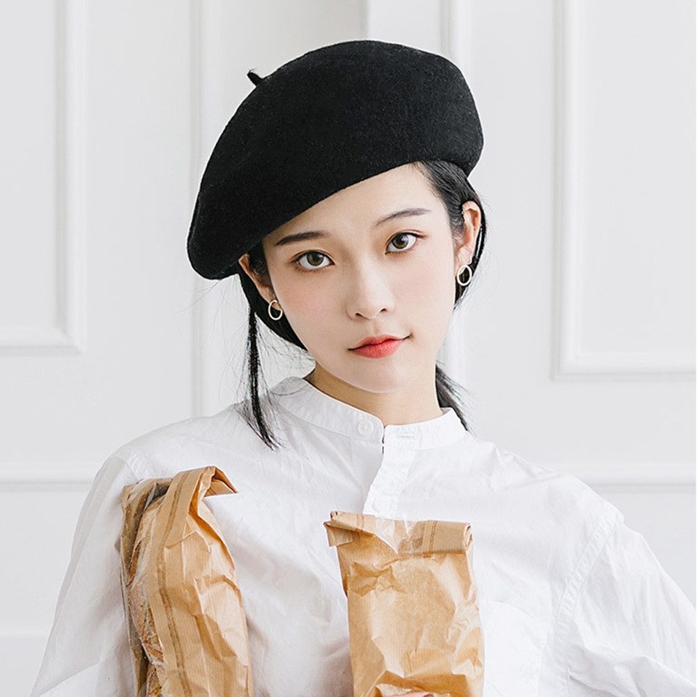 Coonoor Baskenmütze Französischer Stil Barett, Damen Baskenmütze, Klassishe günstig online kaufen