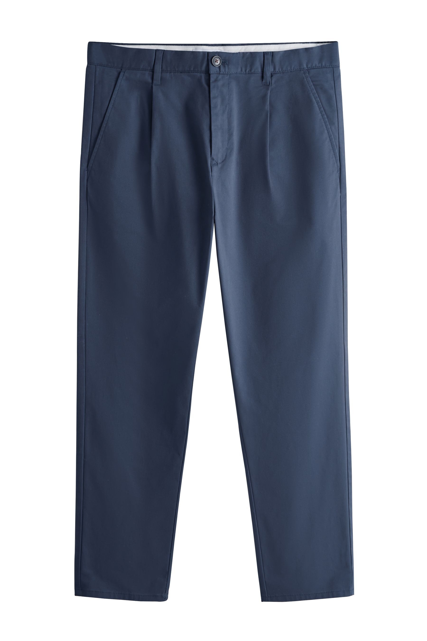 Chinohose Regular Fit Stretch-Chinohose mit konischem Bein
