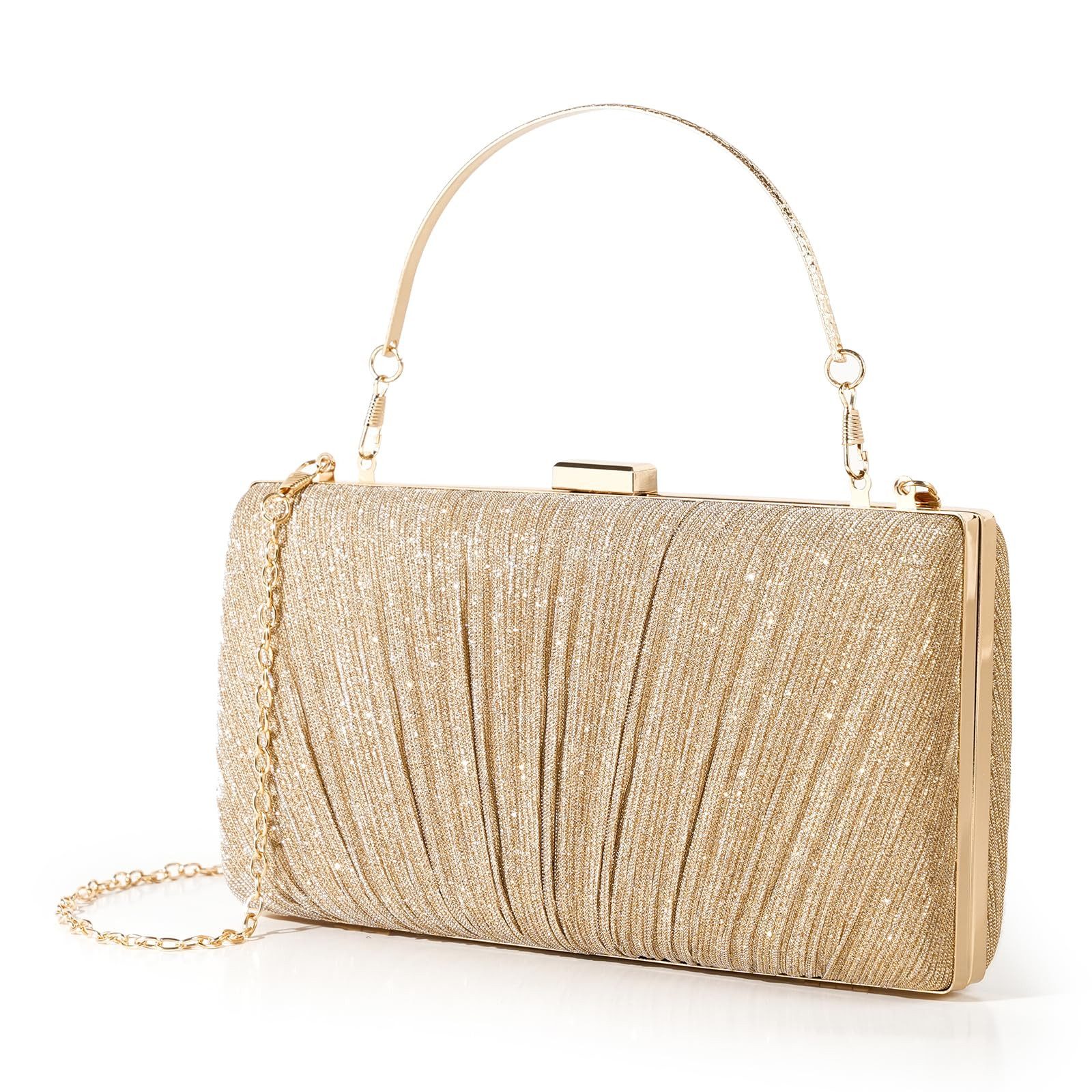 nsihing Abendtasche Elegante Clutch für Damen, stilvolle Abendtasche, Umschlag-Handtasche, Geeignet für Anlässe wie Bälle, Cocktailpartys und Hochzeiten.