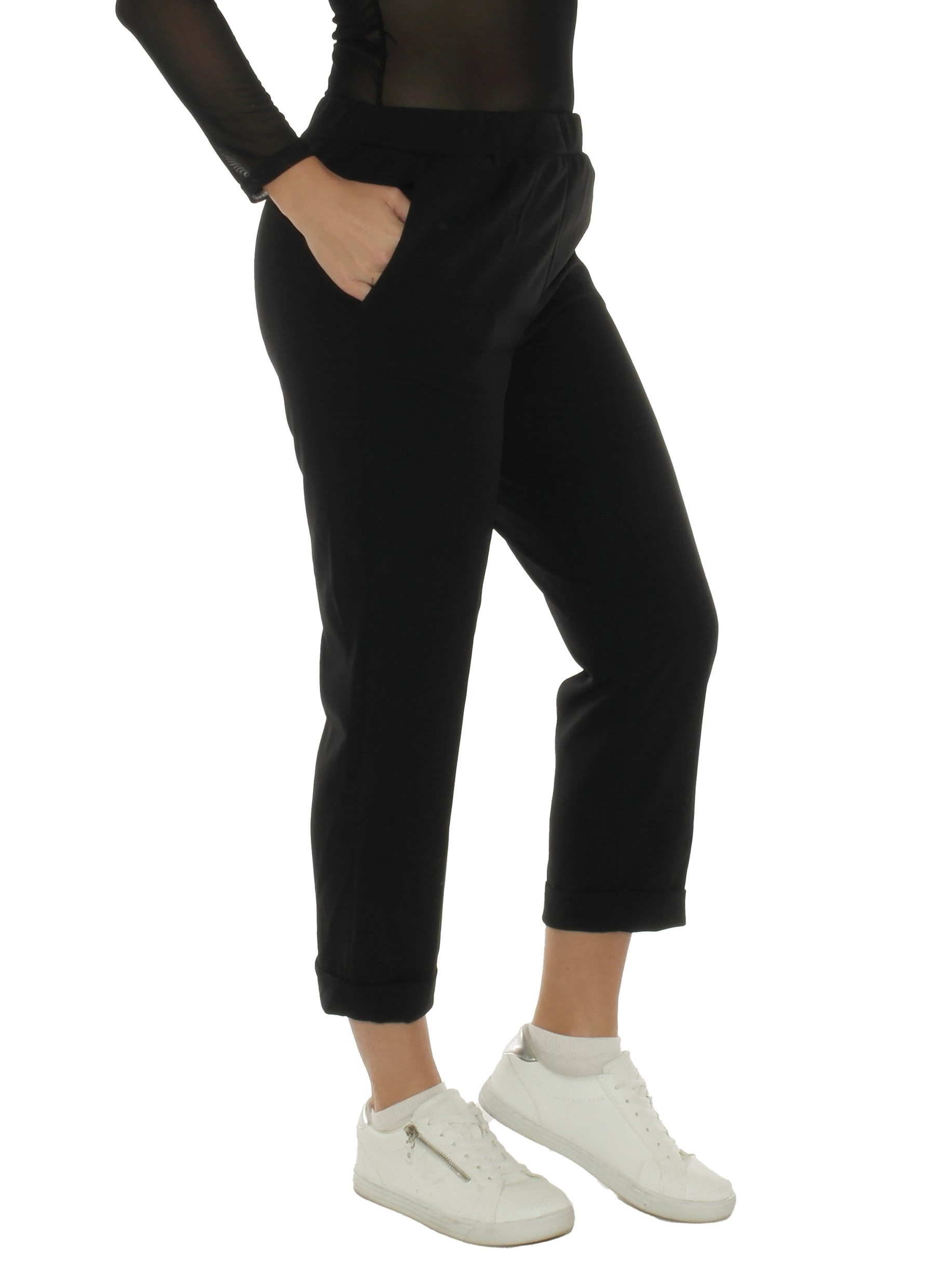 SYS Schlupfchinohose Stoffhose Damen Chinohose Slim günstig online kaufen