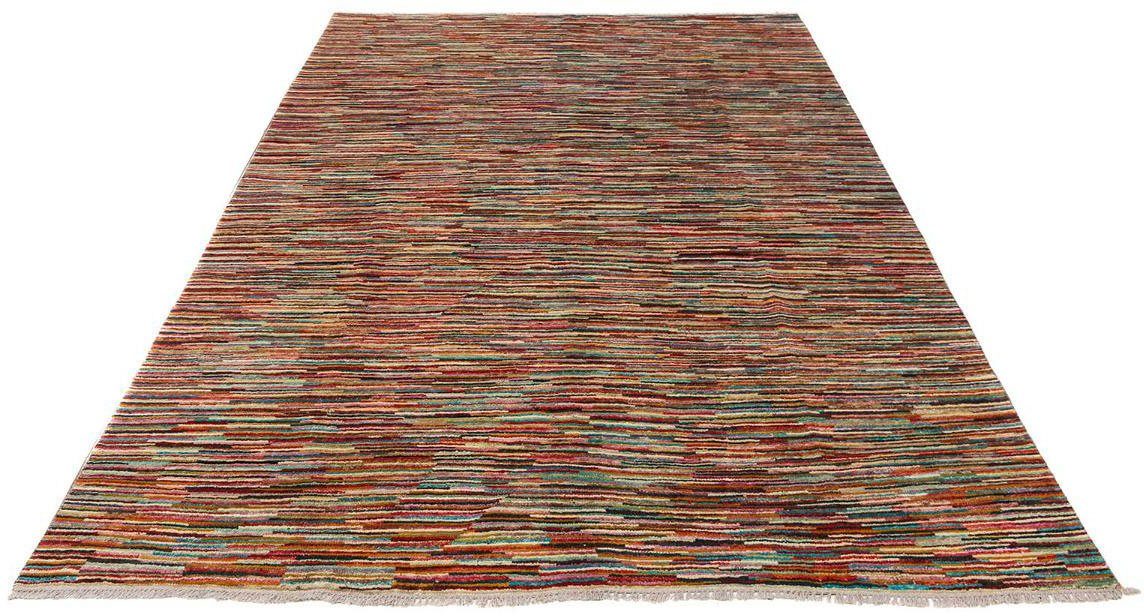 Wollteppich Streifen Multicolore 288 x 200 cm, morgenland, rechteckig, Höhe: 8 mm, Handgeknüpft