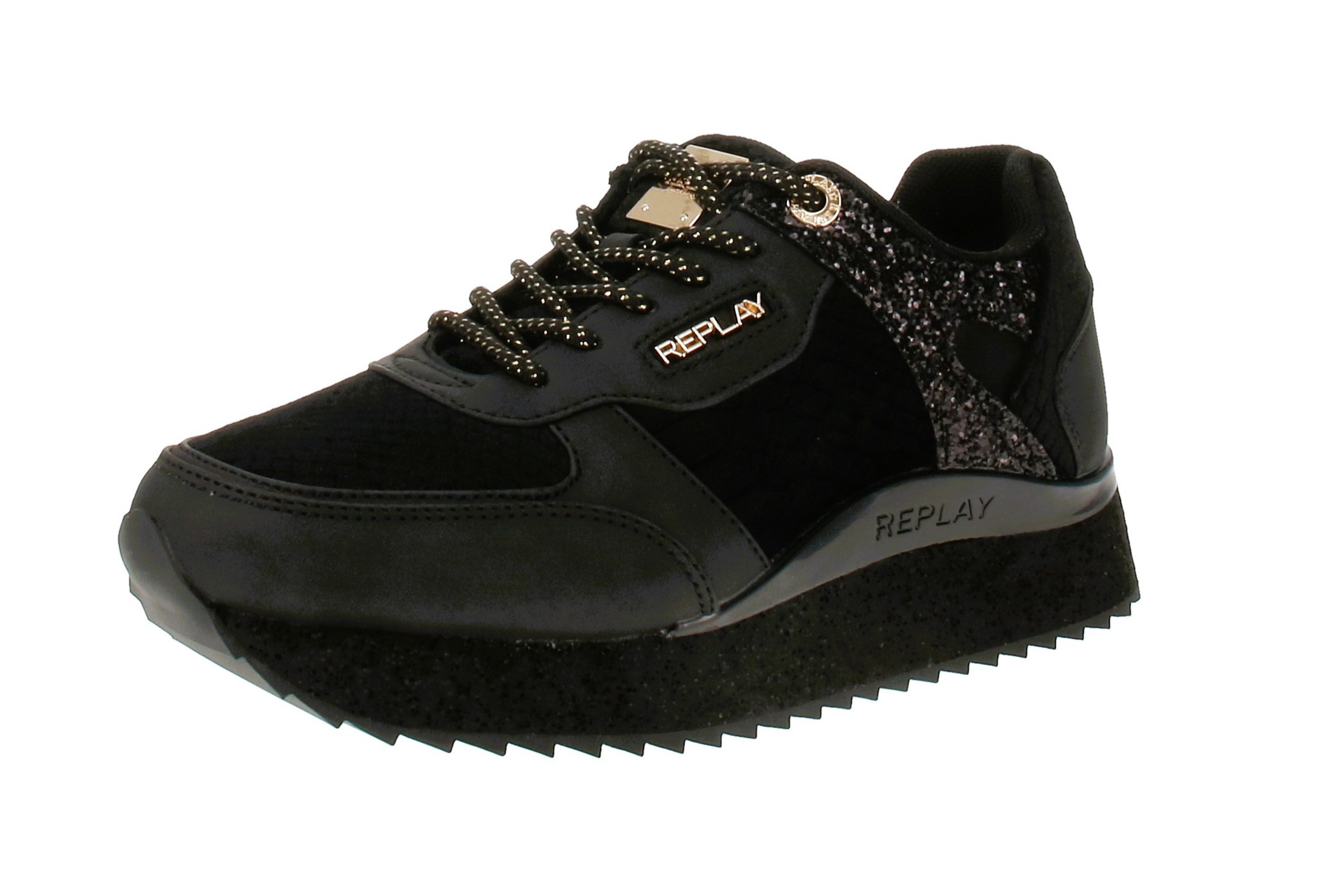 Replay Penny Local GWS63 C0160S - Damen Sneaker - 003-Black Sneaker