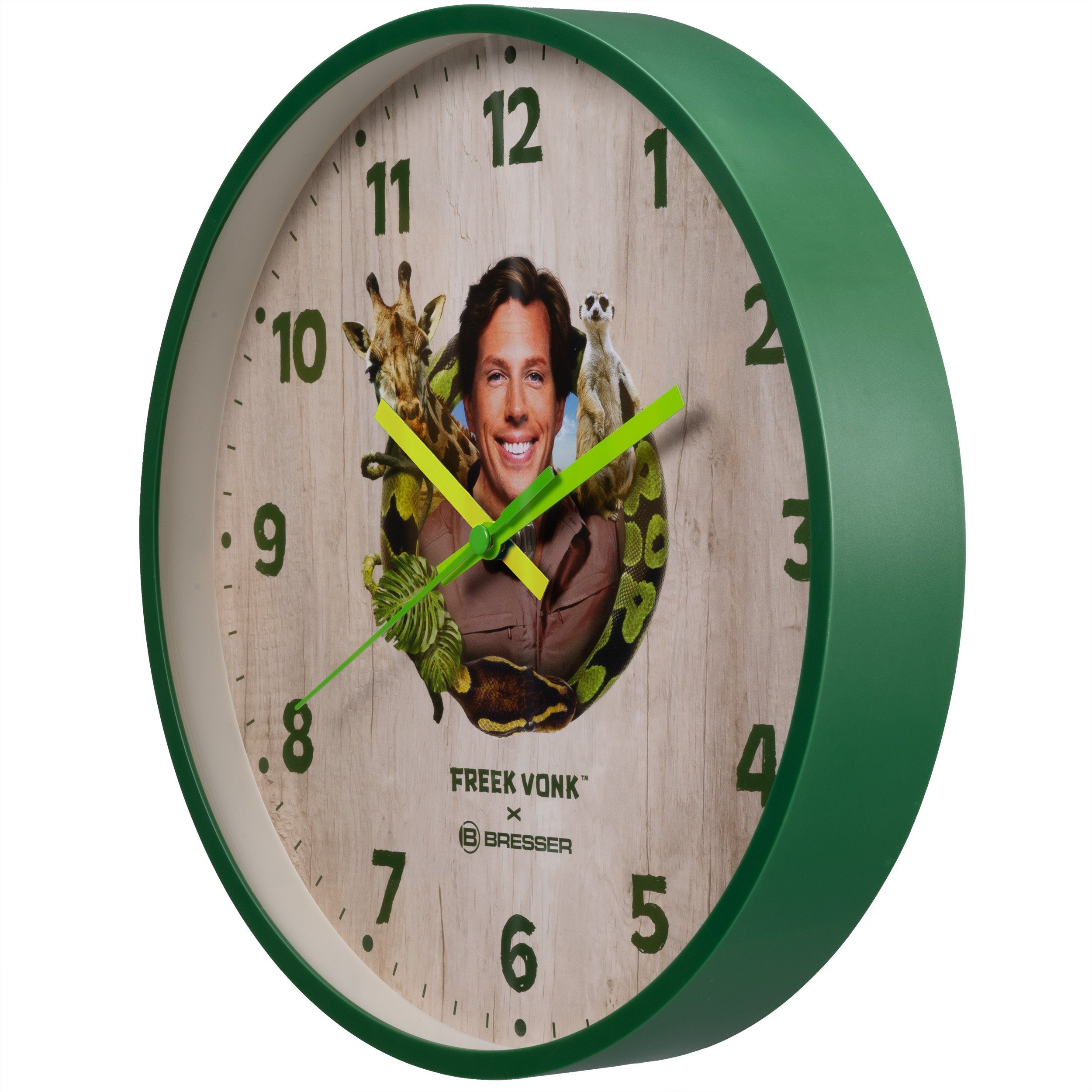 Freek Vonk x BRESSER Wanduhr Freek Vonk Kinder-Wanduhr