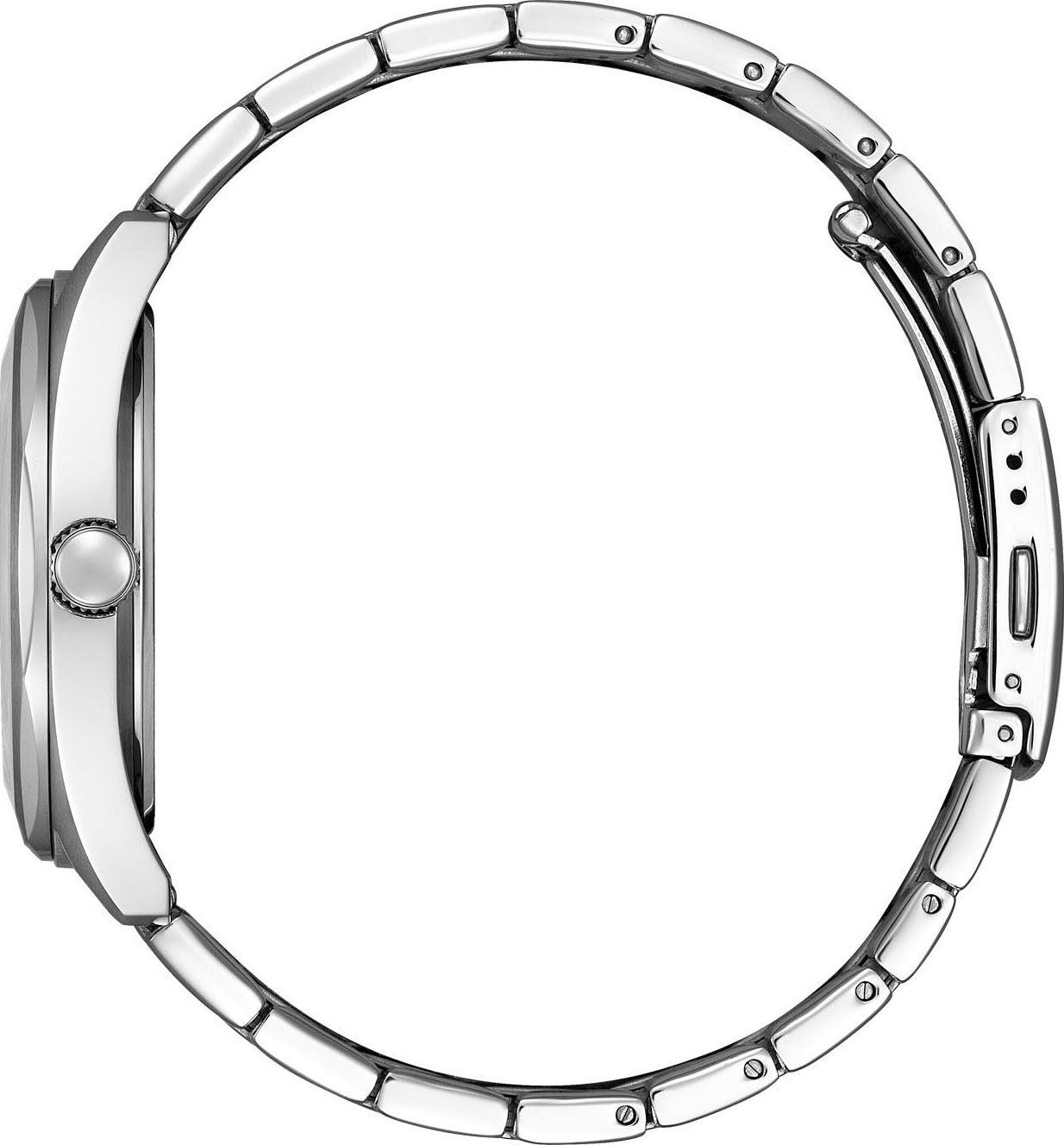 Citizen Quarzuhr BI5110-54E, Armbanduhr, Damenuhr, Herrenuhr, Edelstahlarmband, analog, Tag