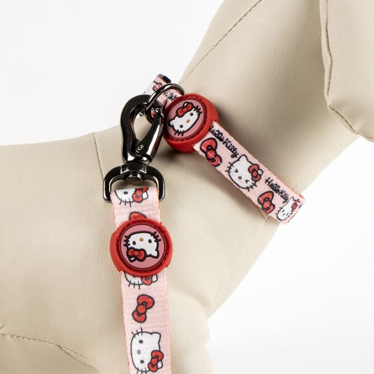 Cerda Hundeleine Hello Kitty - Hundehalsband M Größe mit Metallclip – Verstellbar, Polyester – Bild 5 von 5