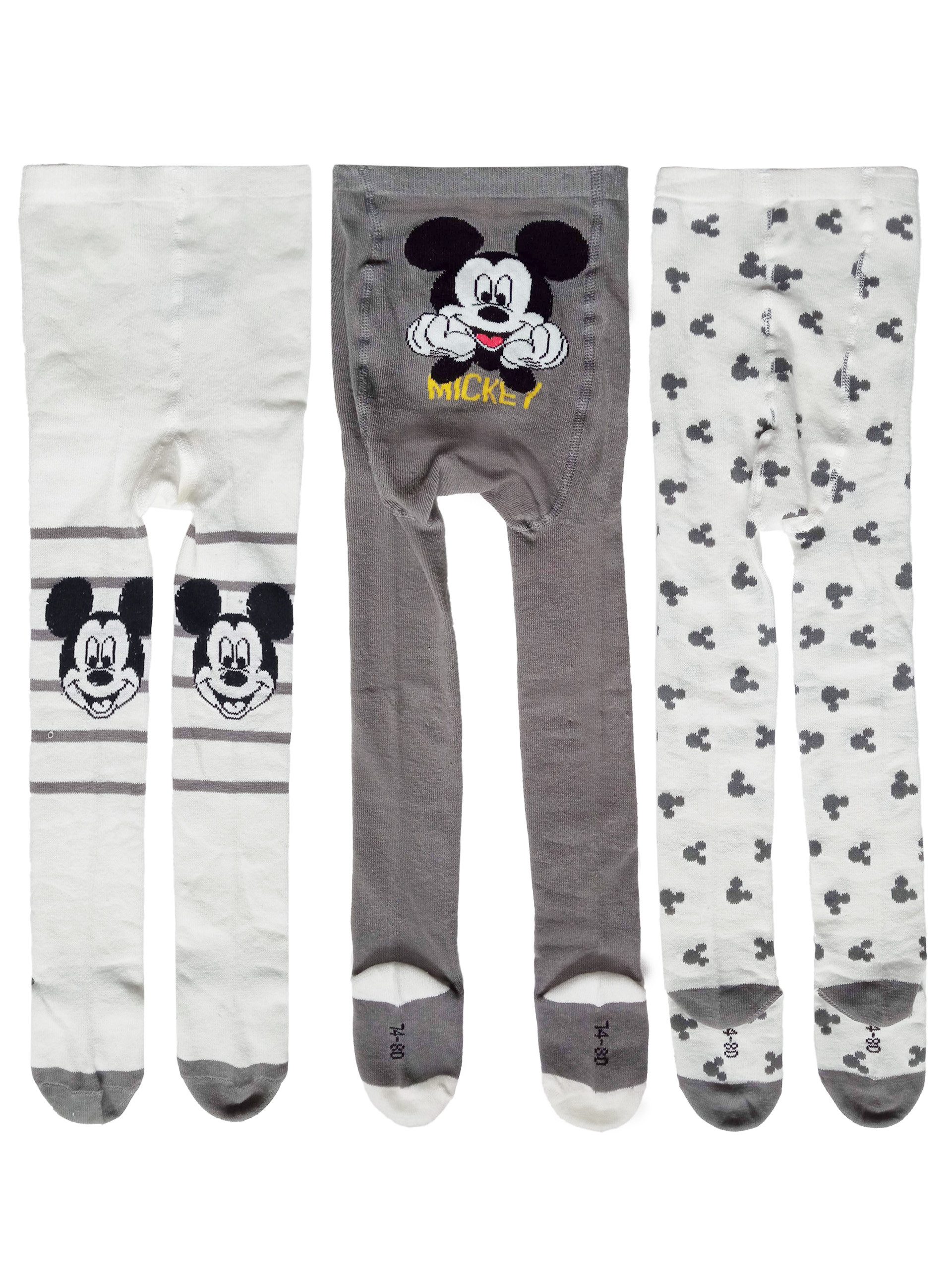 United Labels® Strumpfhose Disney Mickey Mouse Baby Strumpfhose Babystrumpfhose (3er Pack)