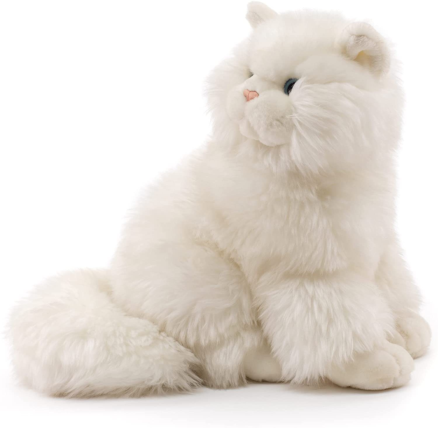 Uni-Toys Kuscheltier Perserkatze, sitzend - 25 cm (Höhe) - Plüsch-Katze - Plüschtier, zu 100 % recyceltes Füllmaterial