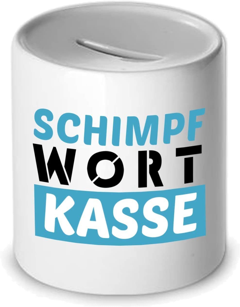 Herzbotschaft Spardose Schimpfwort Strafkasse Zahle Strafe für