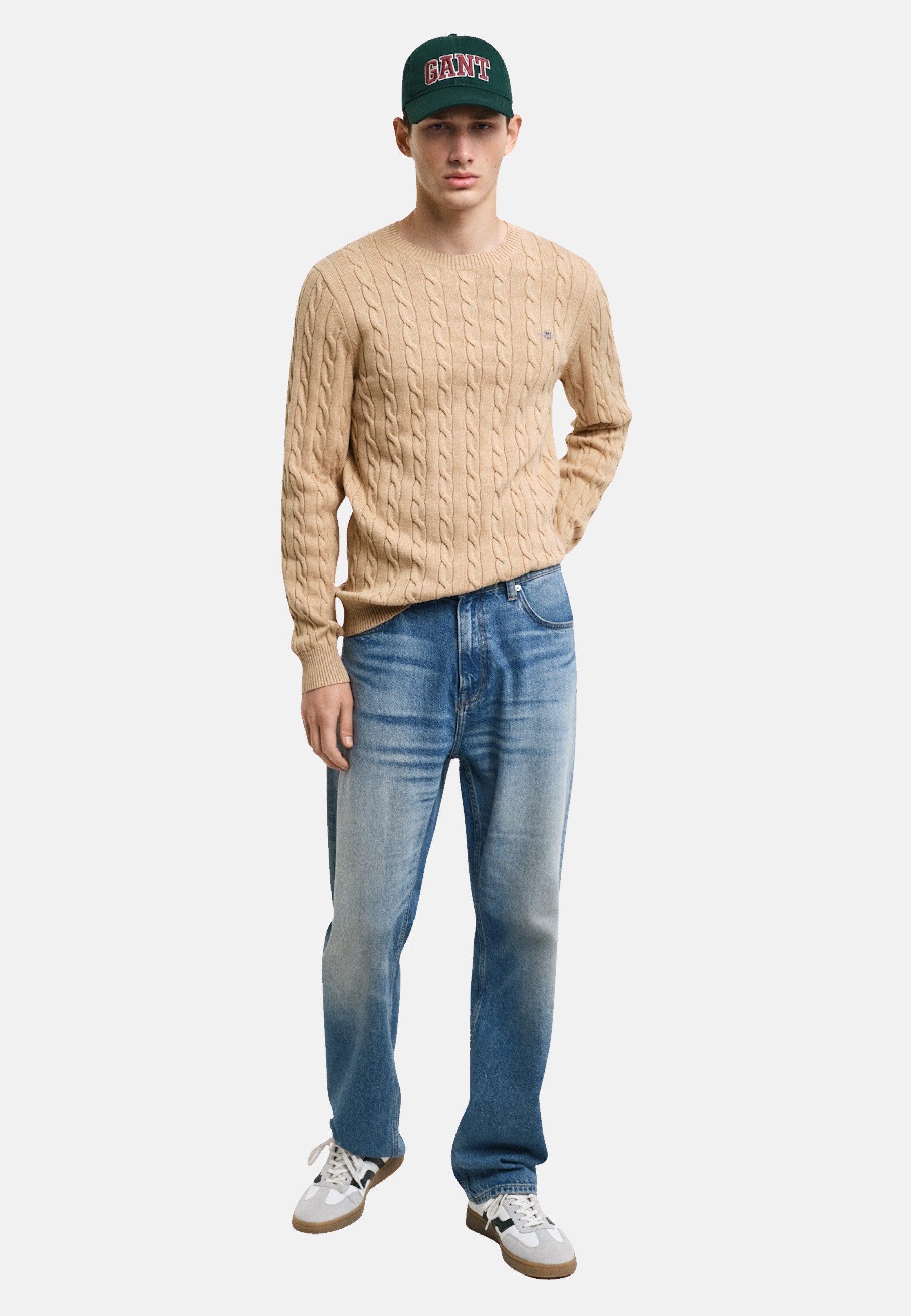 Gant Strickpullover Pullover Strickpullover R-Neck (1-tlg) günstig online kaufen