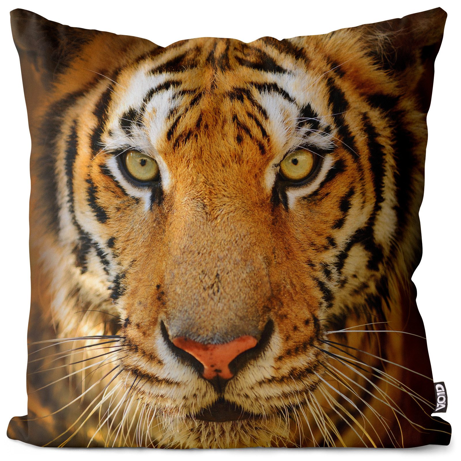 VOID Kissenbezug, Tigerkopf Outdoor Indoor Tigerfell Tiger katze tier fell