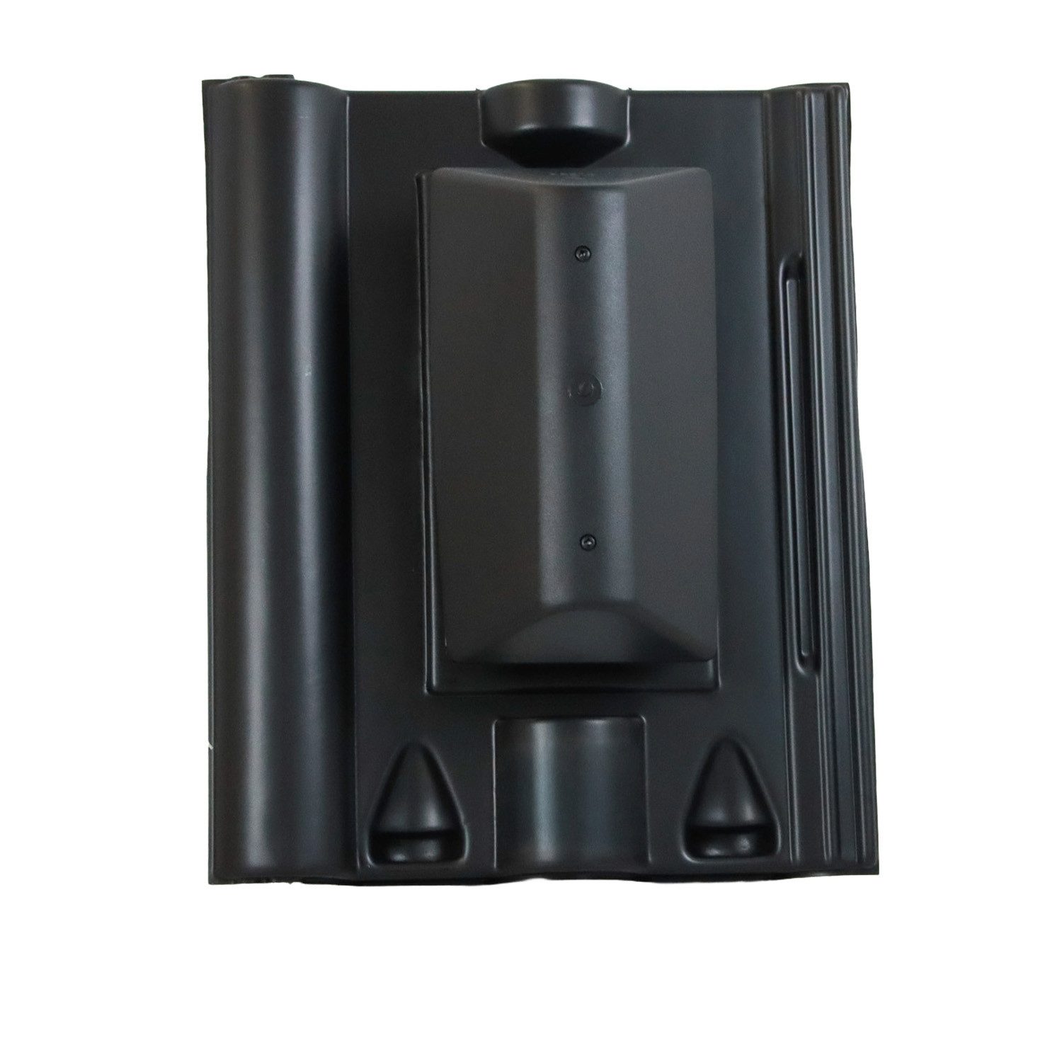 FLECK Dachdurchführung Sani Extra Schwarz passend für Nelskamp Finkenberger-Pfanne, Spezial-Hart-PVC