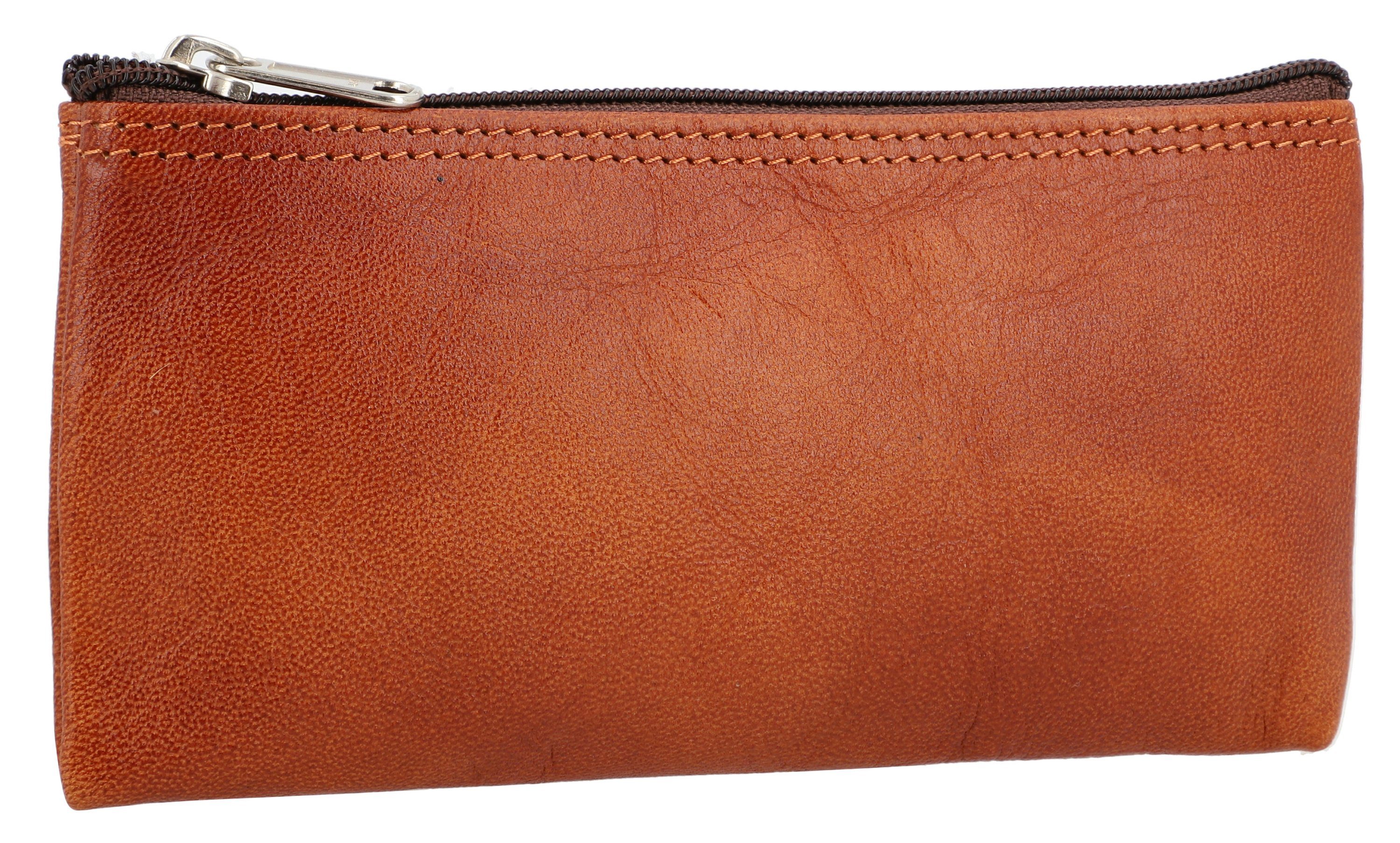 Gusti Leder Geldbörse Gusti Leder Schminktasche Lucy (Querformat, 1-tlg., Querformat)