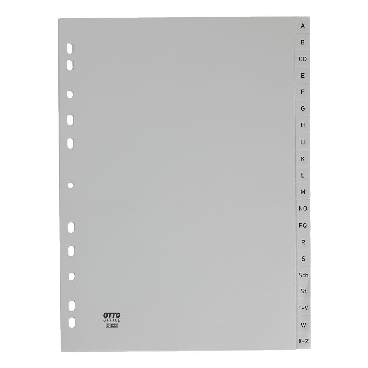Otto Office Aktenordner, Register A-Z, DIN A4, 20-tlg., Kunststoff