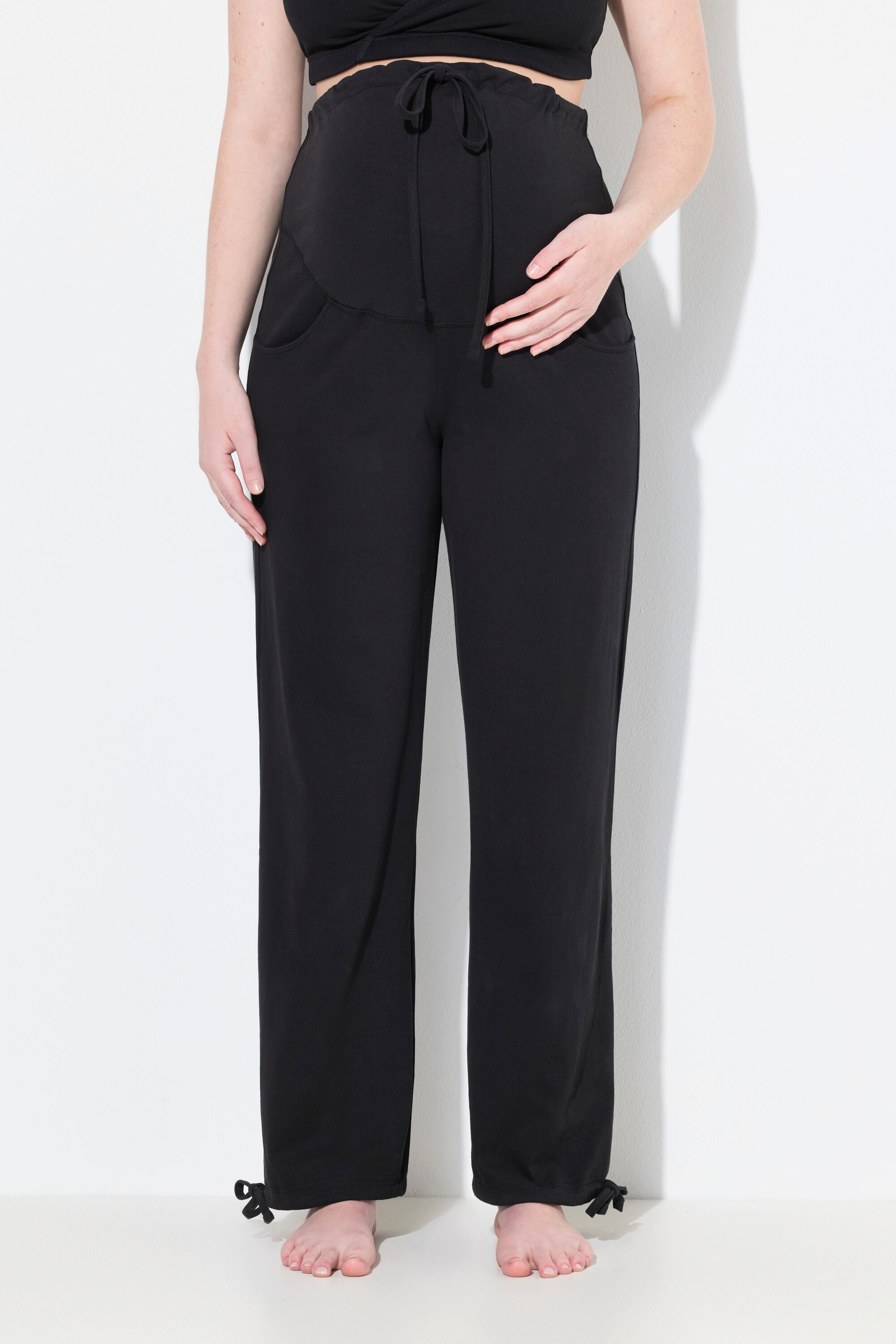 Ulla Popken Dehnbund-Hose Bellieva-Sweatpants breiter Bund günstig online kaufen