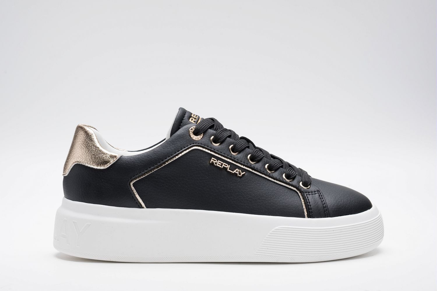 Replay Plateausneaker Freizeitschuh, Schnürschuh, Halbschuh mit Label