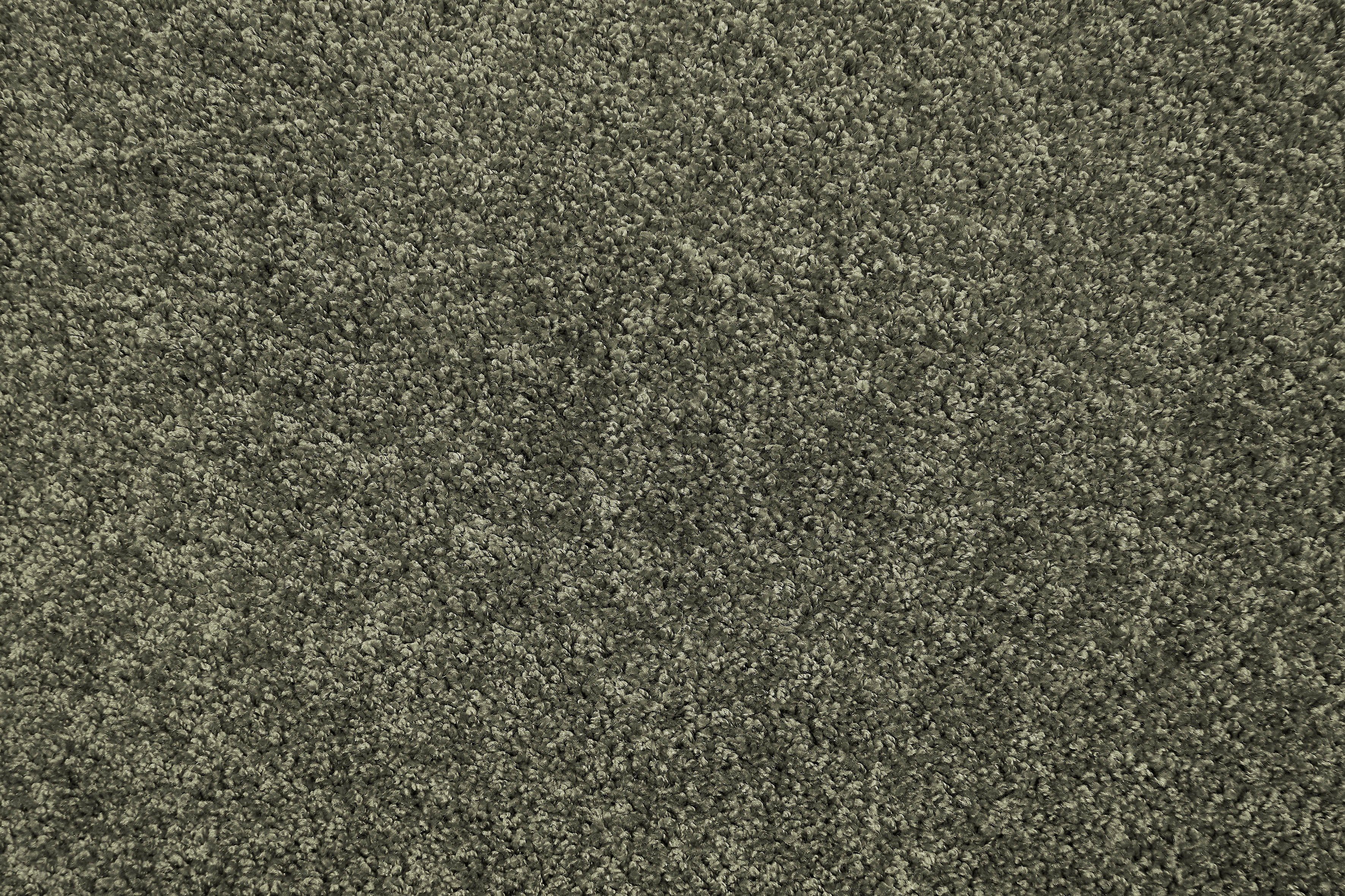 Teppichboden Coupon Velours Portland, Andiamo, rechteckig, Höhe: 11 mm, Uni Farben, Breite 400 cm, strapazierfähig, pflegeleicht grün