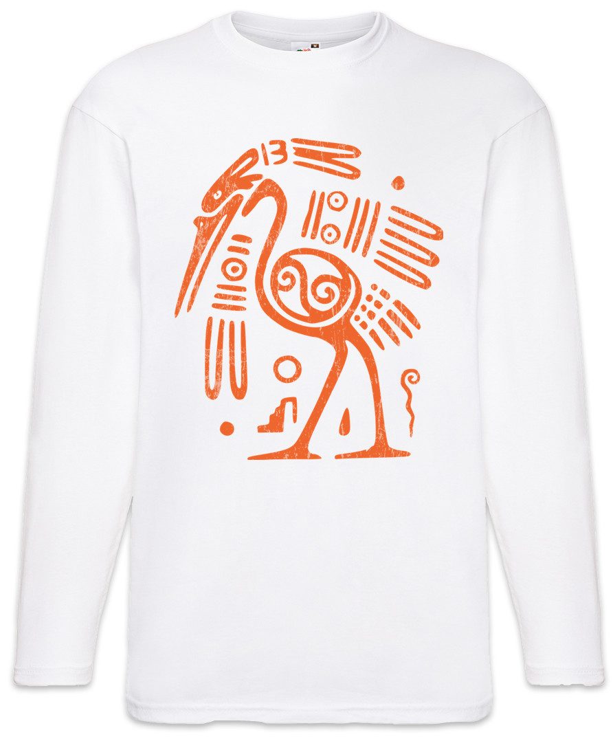 Langarmshirt Aztec Ibis Langarm T-Shirt Aztecs Azteken Inka Maya Mayans Mayas