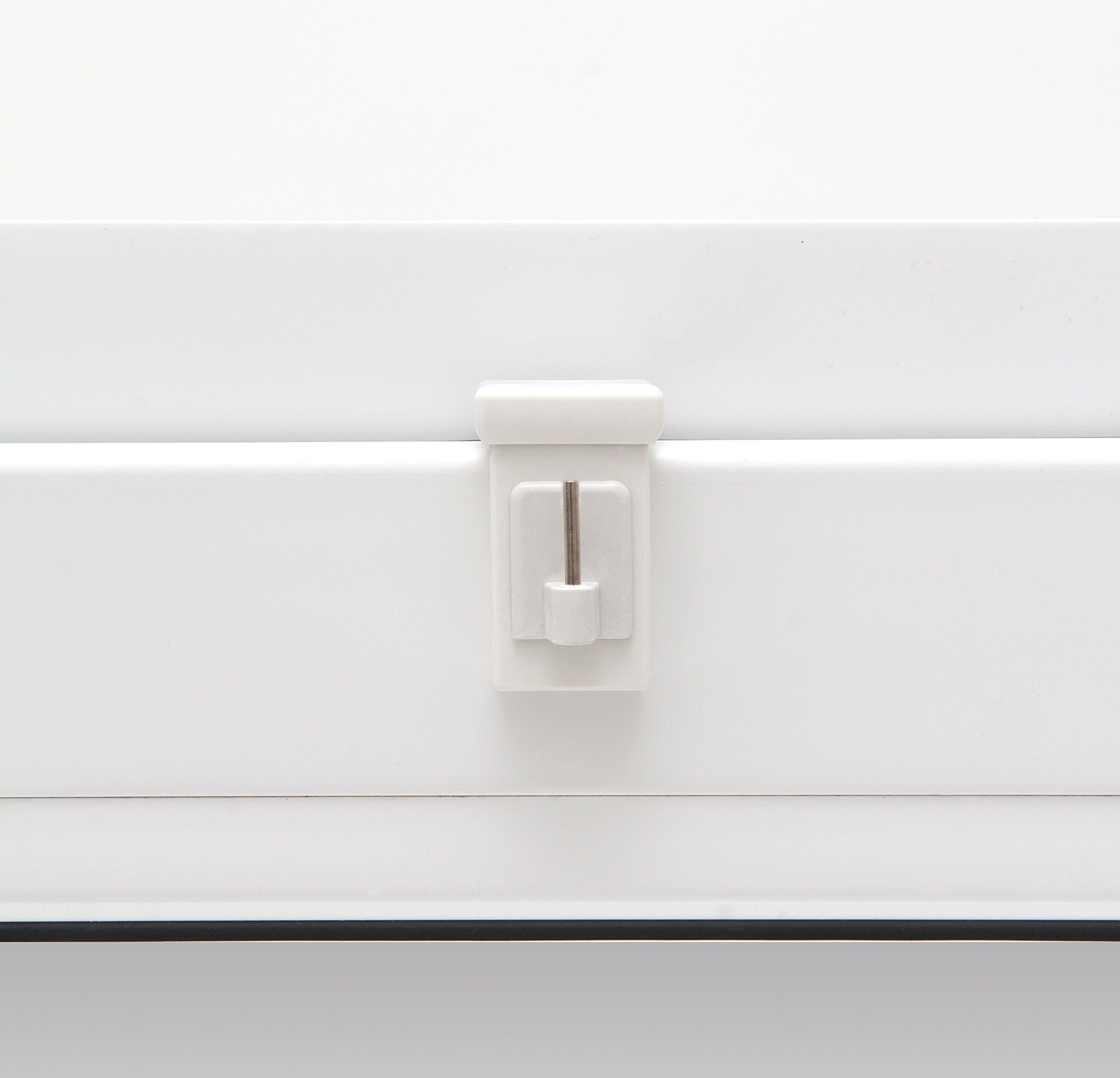 MIJOMA Kranzaufhänger 2er Set | Türkranzhalter Verstellbar 32-52cm Wetterfest Rot-Grün