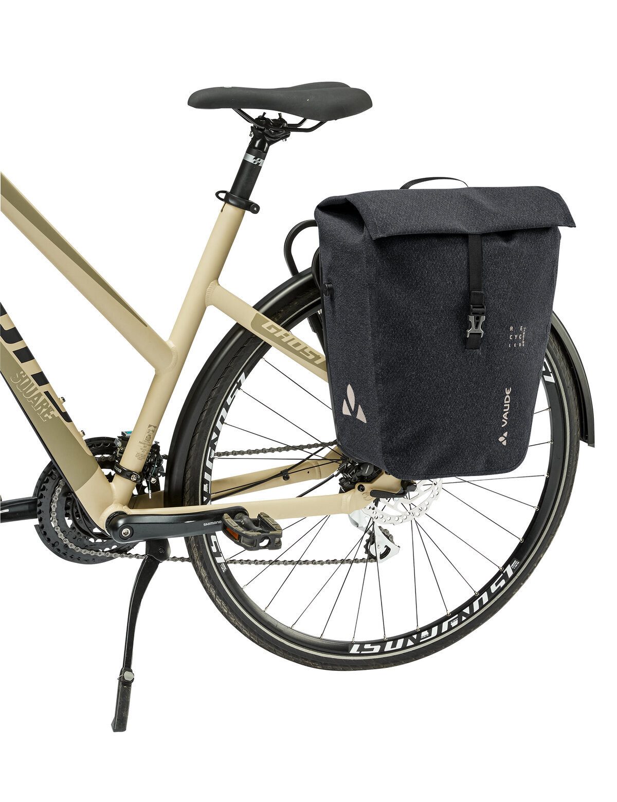 VAUDE Gepäckträgertasche ReCycle Commute Single (1-tlg., 1), Made in Germany