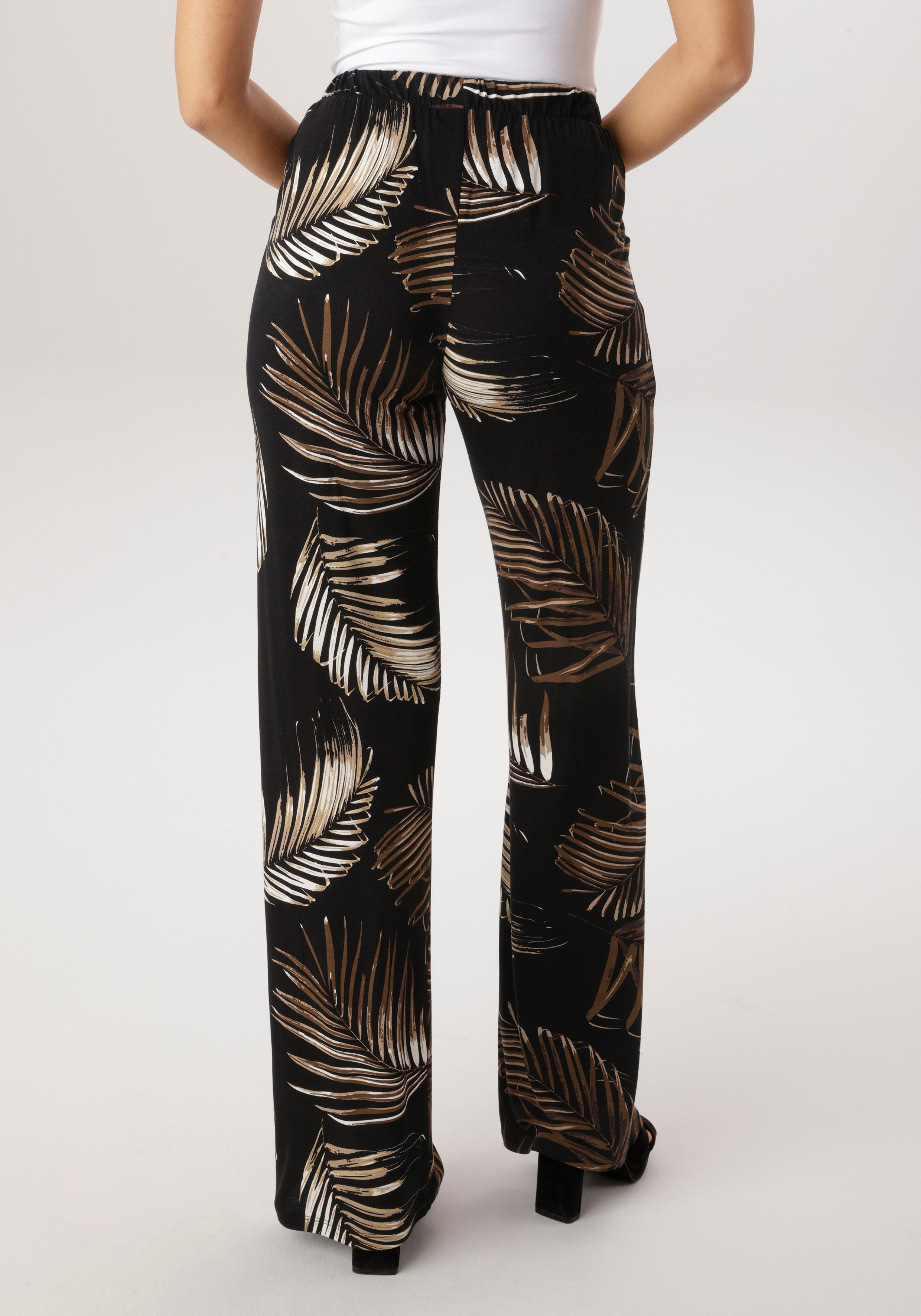 Aniston SELECTED Schlupfhose im trendigem Allover-Druck - NEUE KOLLEKTION günstig online kaufen