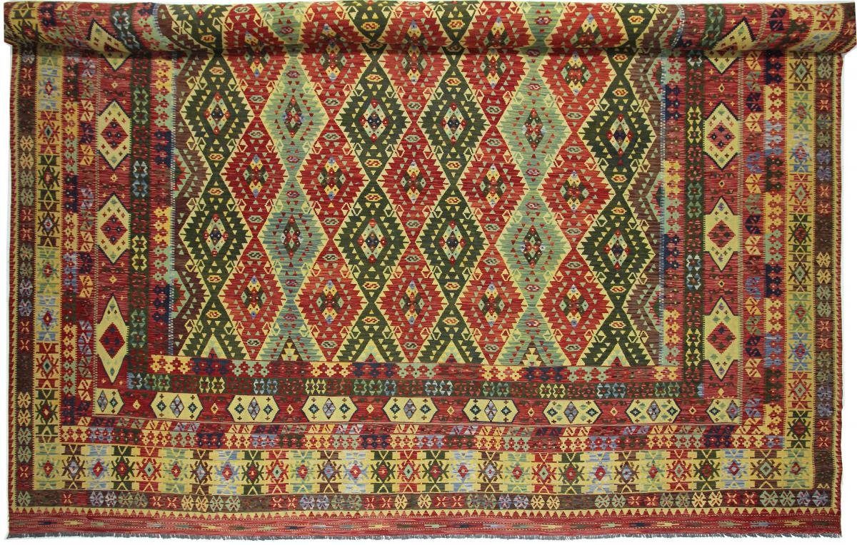 Orientteppich Kelim Afghan 494x1033 Handgewebter Orientteppich, Nain Trading, rechteckig, Höhe: 3 mm