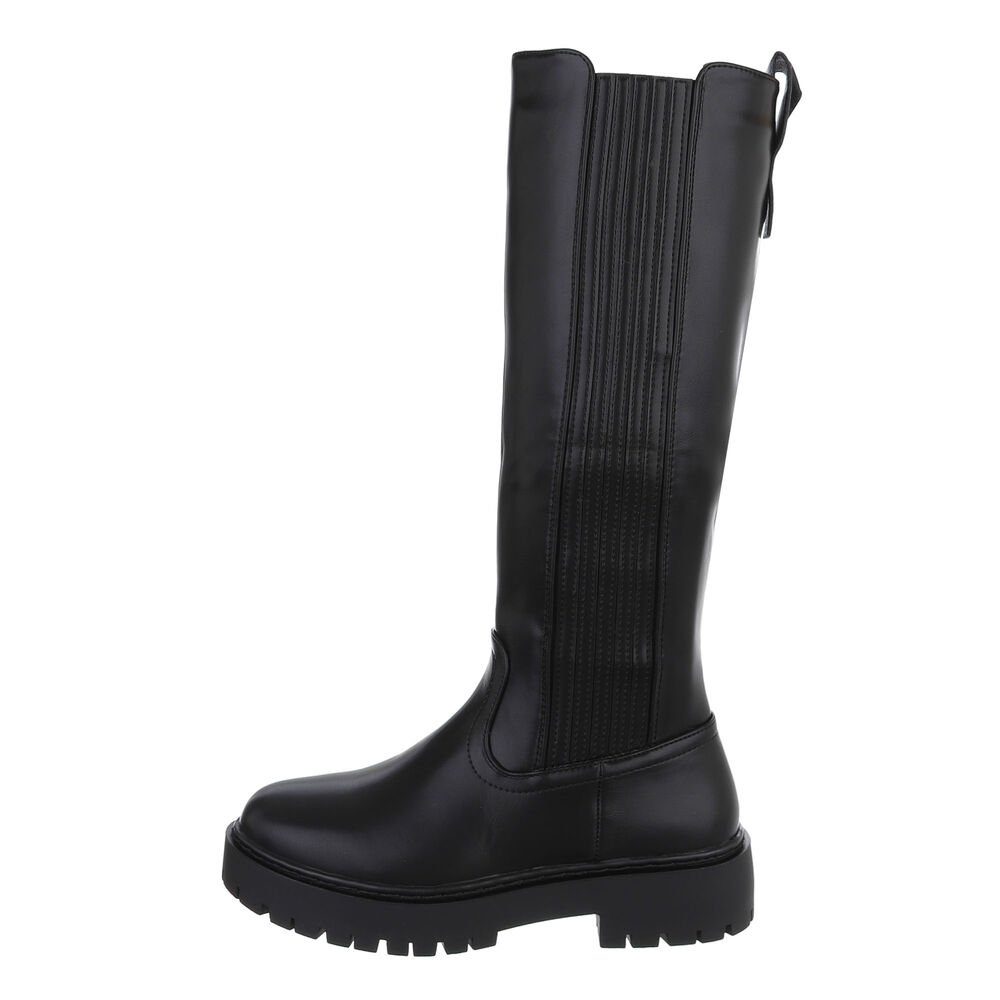 Ital-Design Damen Freizeit Plateaustiefel (84989601) Blockabsatz günstig online kaufen