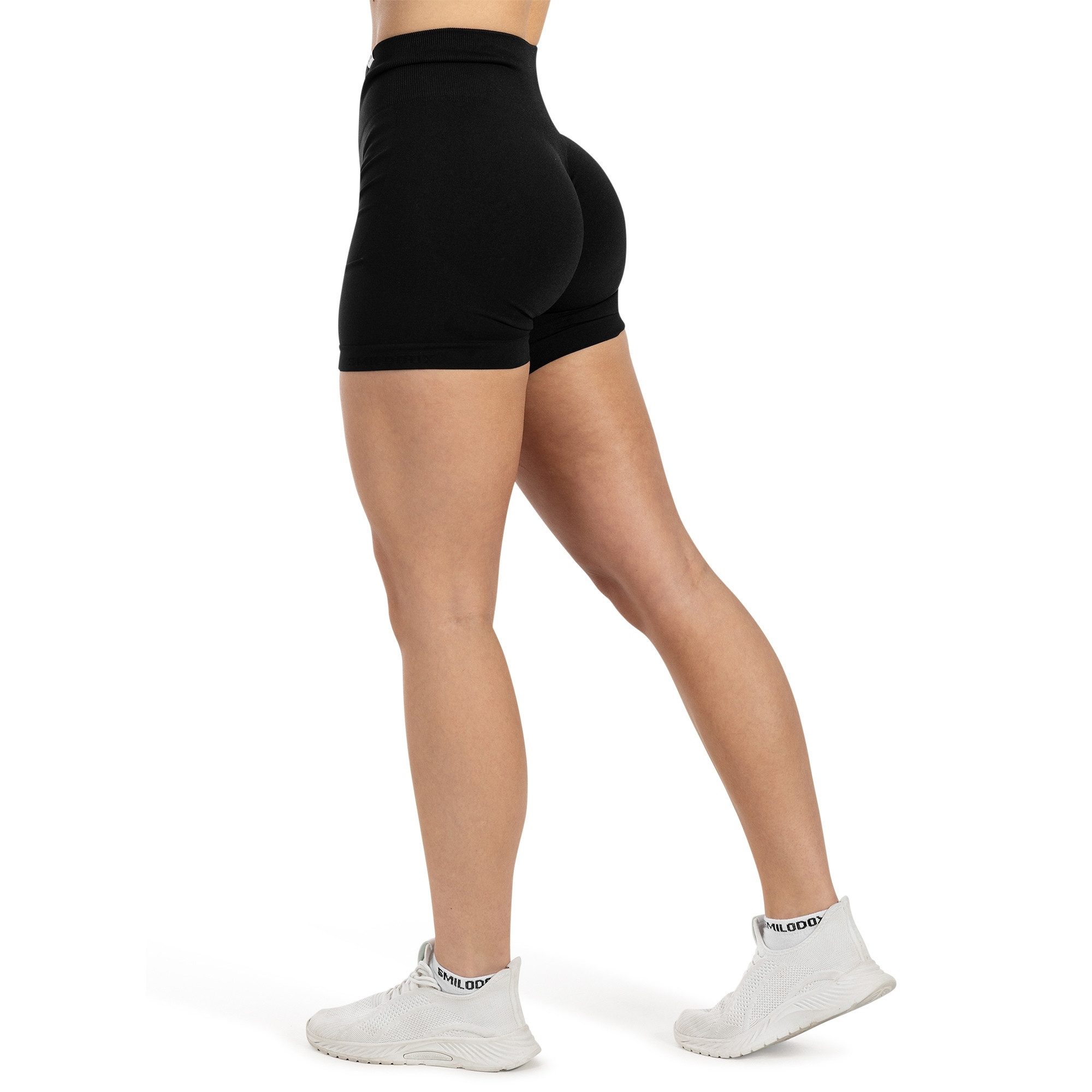 Smilodox Shorts Edina, Seamless Scrunch Sportshorts, Figurformende Po-Kontur Radlerhose Blickdicht, elastischer Bund, Sommer Workout Yoga Fitness