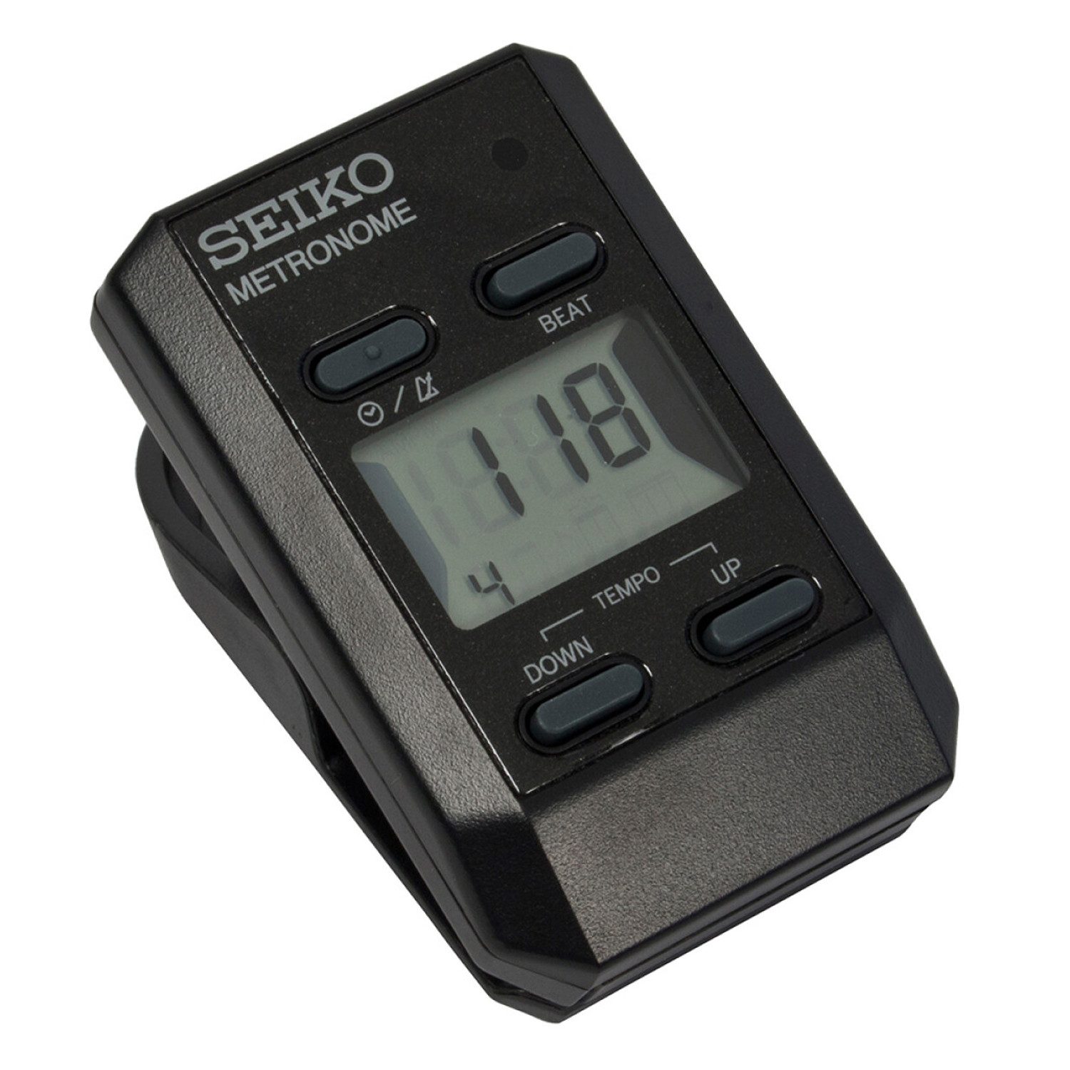 Seiko Metronom Seiko Metronom DM-51 mit Befestigungs-Clip, (Digitales Clip-on-Metronom mit Uhrenfunktion)