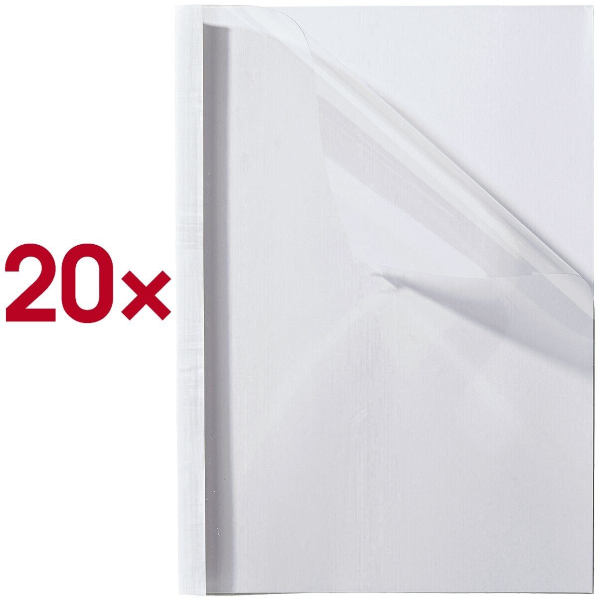 Otto Office Thermo-Bindemappe, 1.5 A4, bis 15 Blatt, (20-St)