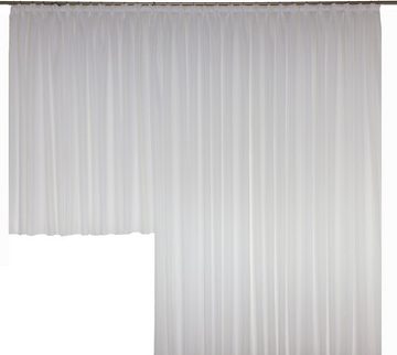 Vorhang Betsy, Wirth, Faltenband (1 St), halbtransparent, Store