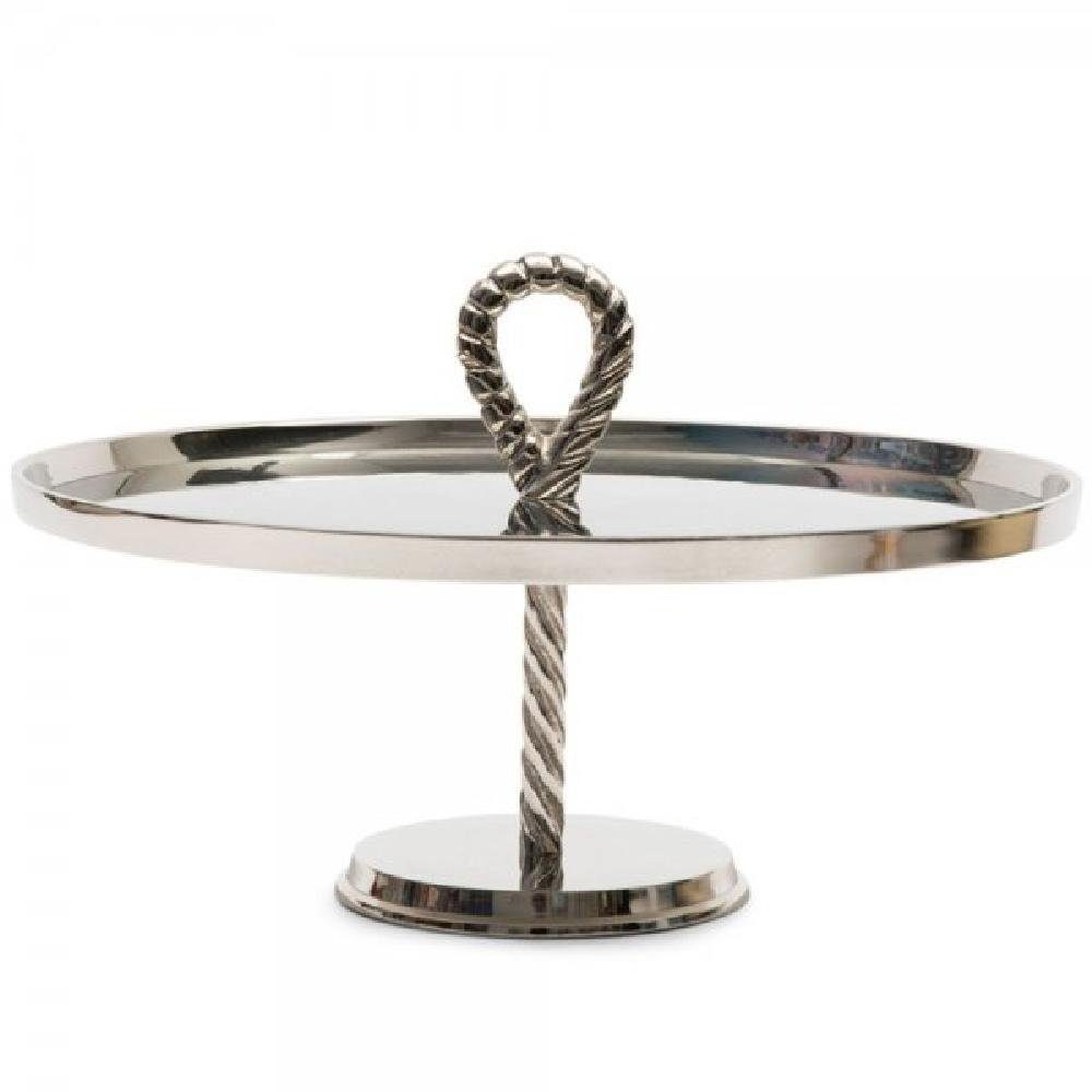 Tortenplatte Kuchenplatte Porte Dorée Silber (35cm)