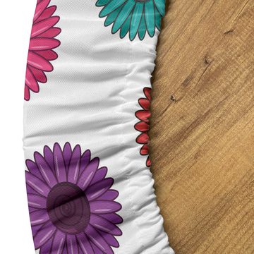 Abakuhaus Tischdecke Rundum-elastische Stofftischdecke, Blumen Blüten Blütenblätter Sommer