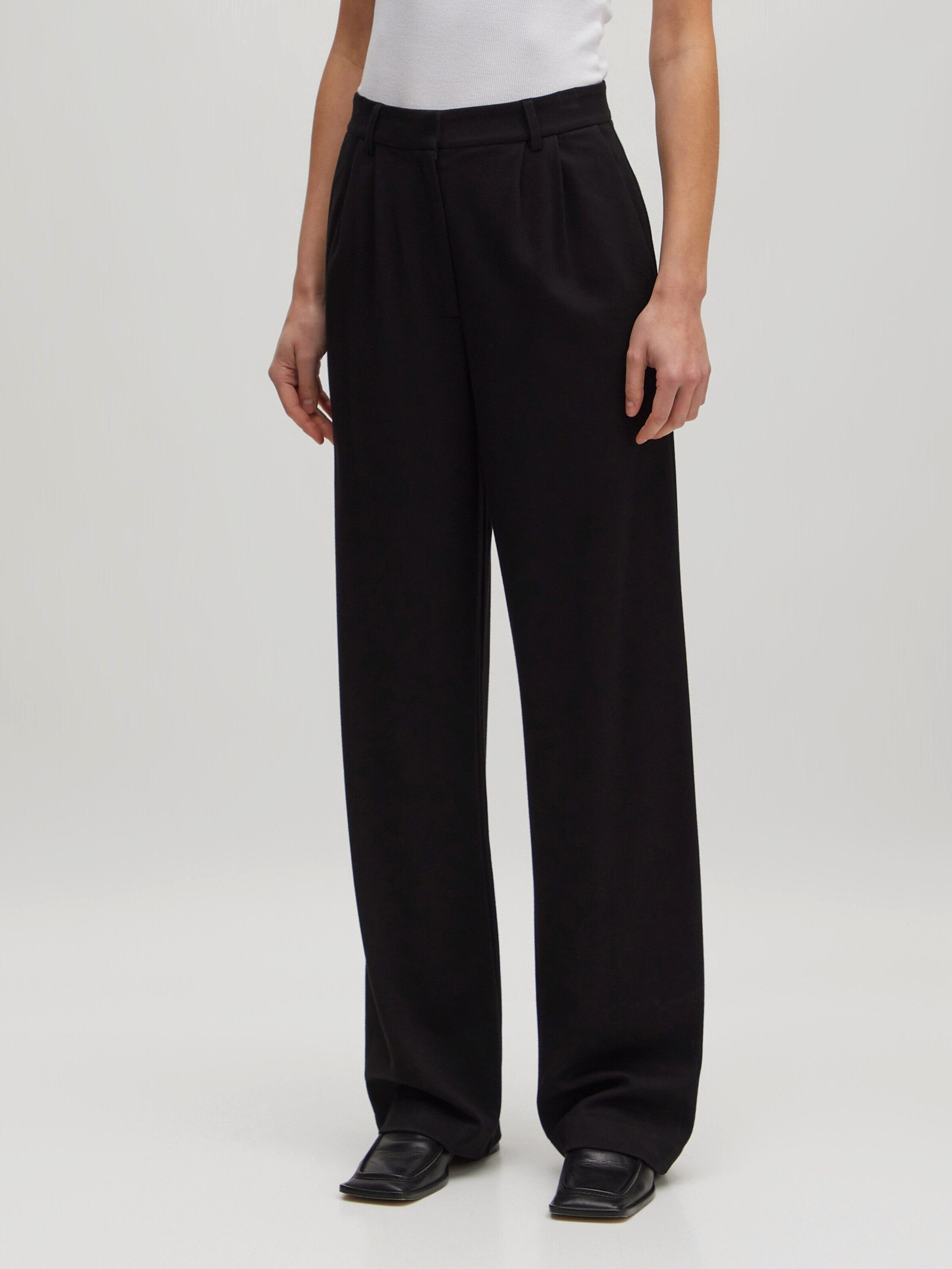 EDITED Bundfaltenhose Sude (1-tlg) Falten günstig online kaufen