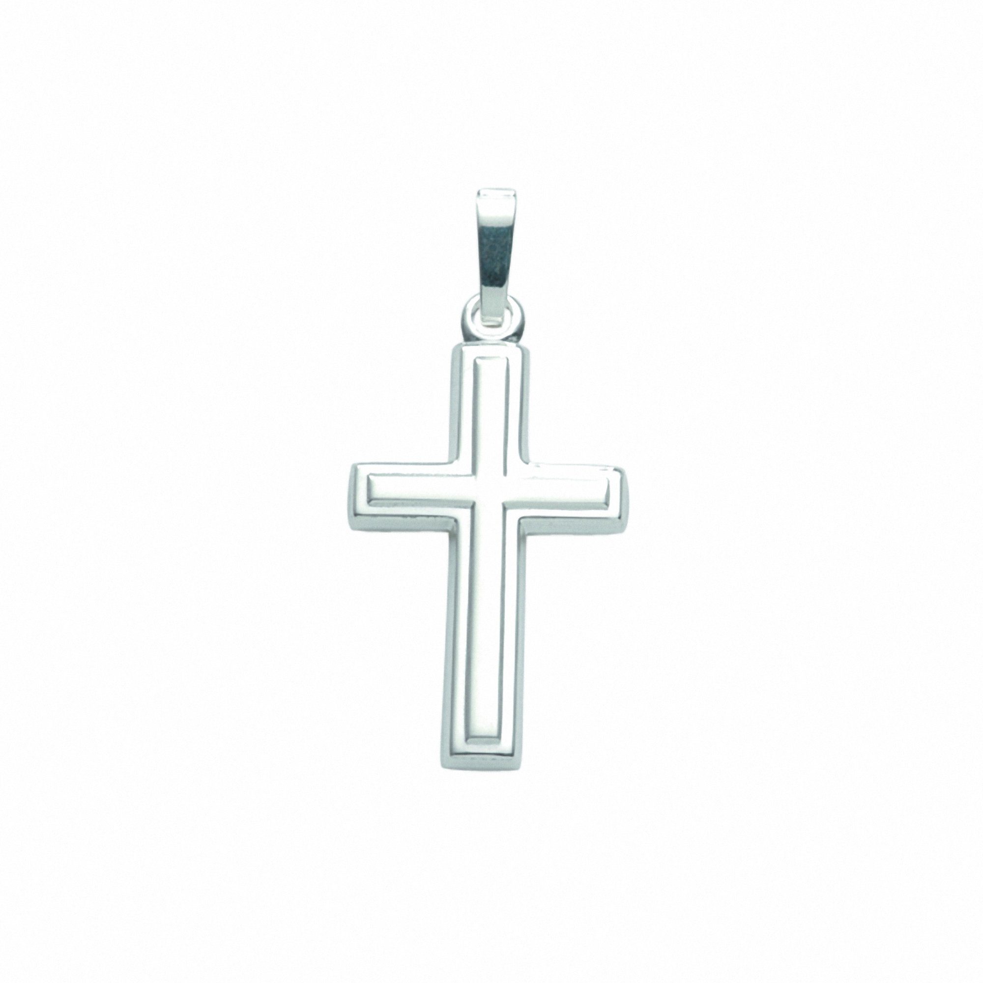 Adelia´s Kettenanhänger 925 Silber Kreuz Anhänger, Silberschmuck für Damen & Herren | Kettenanhänger