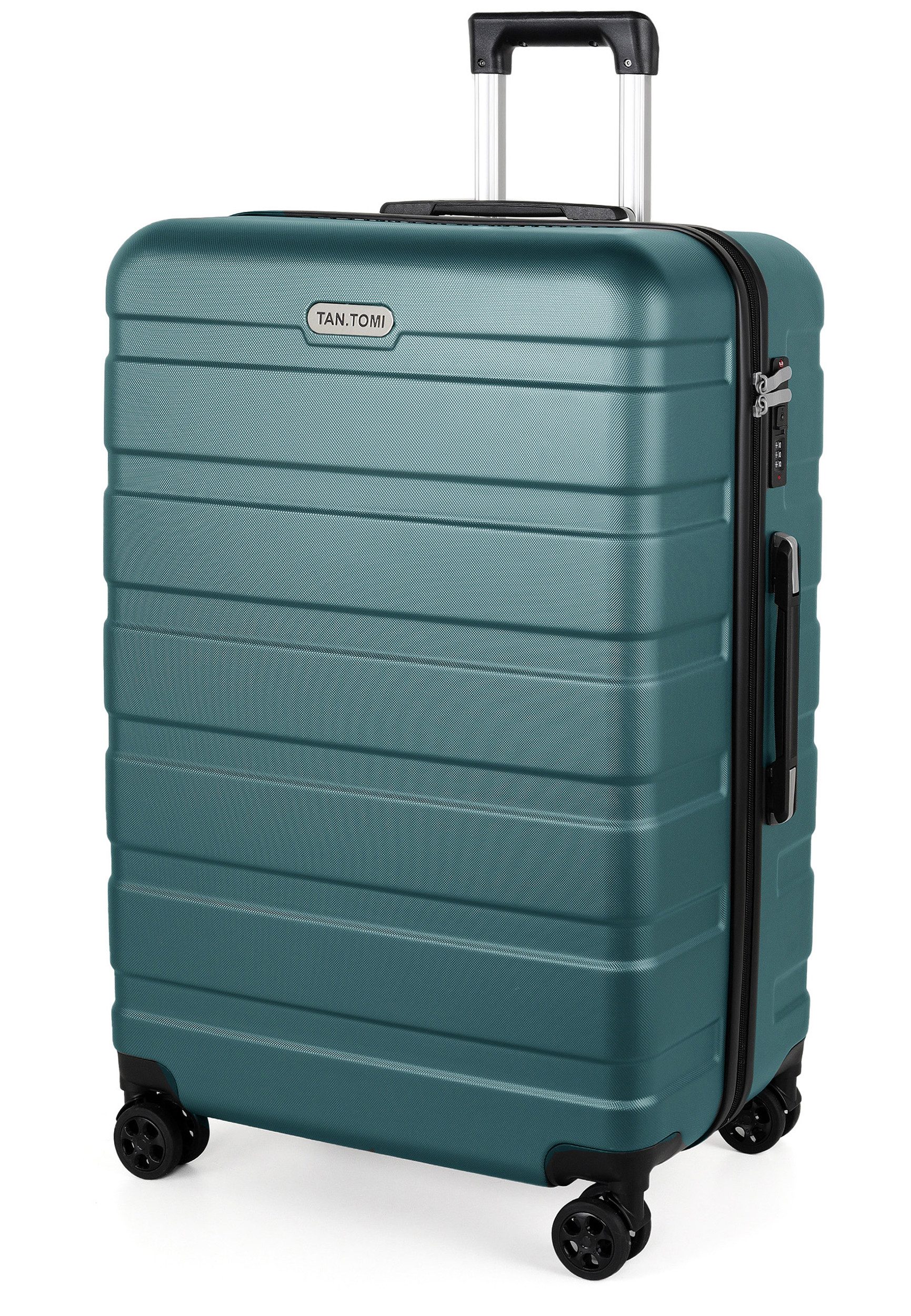 TAN.TOMI Handgepäckkoffer S/M/L/Set Koffer Hartschale Leicht Reisekoffer ABS Geräumig Haltbar, Trolley Handgepäck Große Kapazität