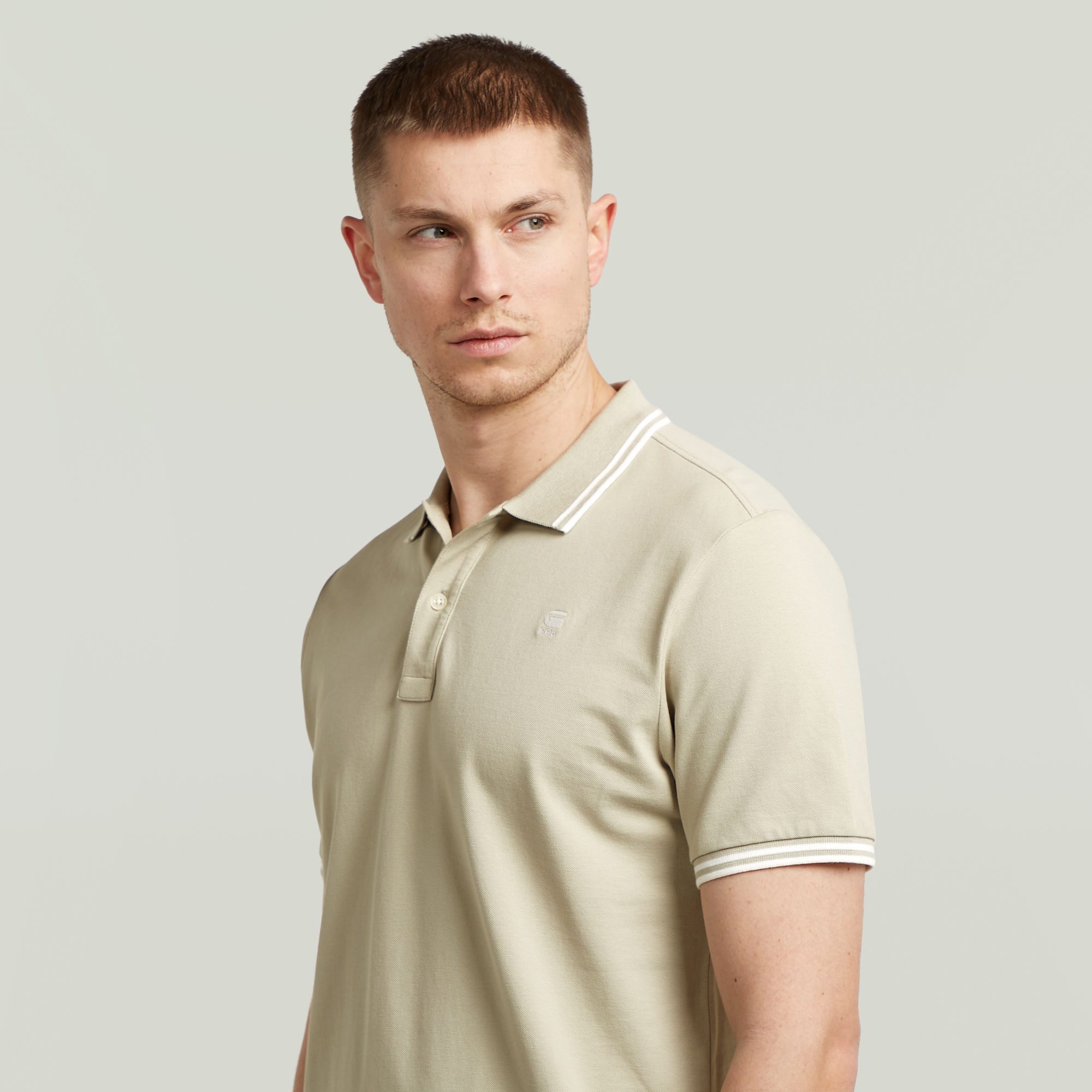 G-STAR Poloshirt Poloshirt Dunda slim stripe in Kurzarm-Form – Bild 3 von 5