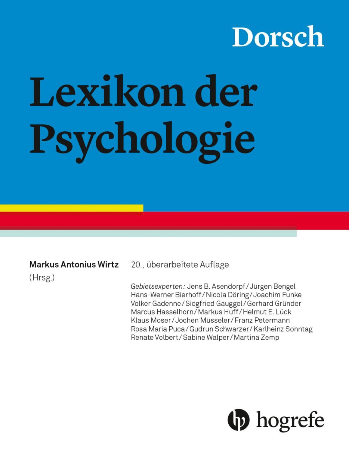 Dorsch - Lexikon der Psychologie / diverse
