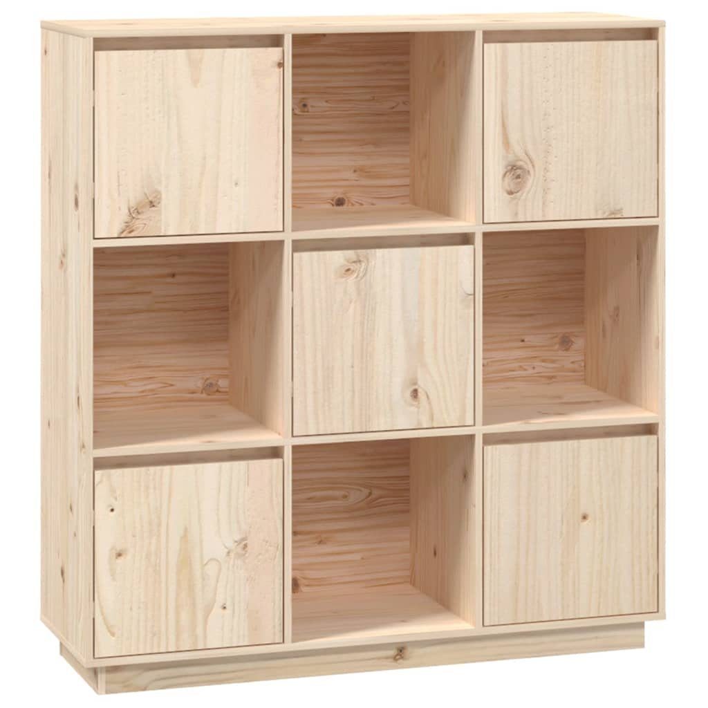 furnicato Highboard 110,5x35x117 cm Massivholz Kiefer günstig online kaufen