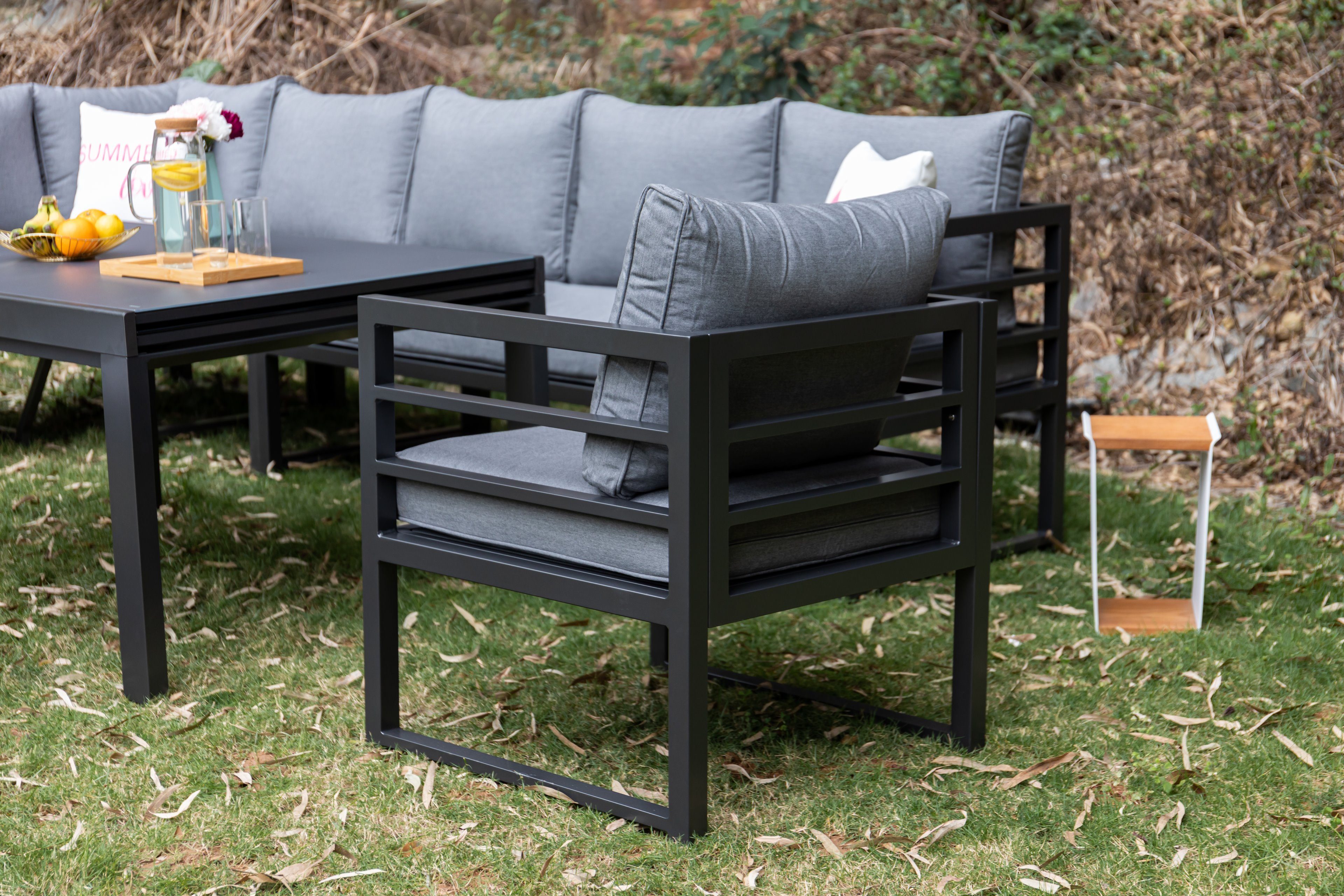 MANDALIKA Garden Gartensessel Dining Lounge Sessel Java mit Sunbrella® Bezug