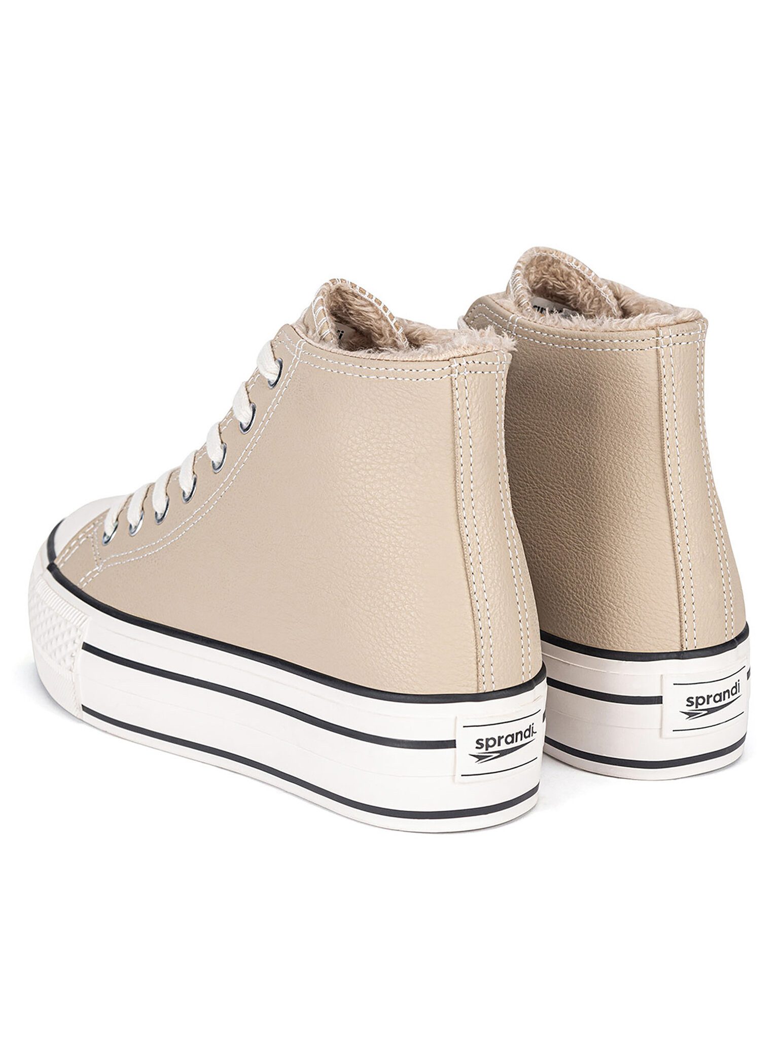 sprandi Sprandi Sneakers aus Stoff Damen YL201412 Beige Sneaker