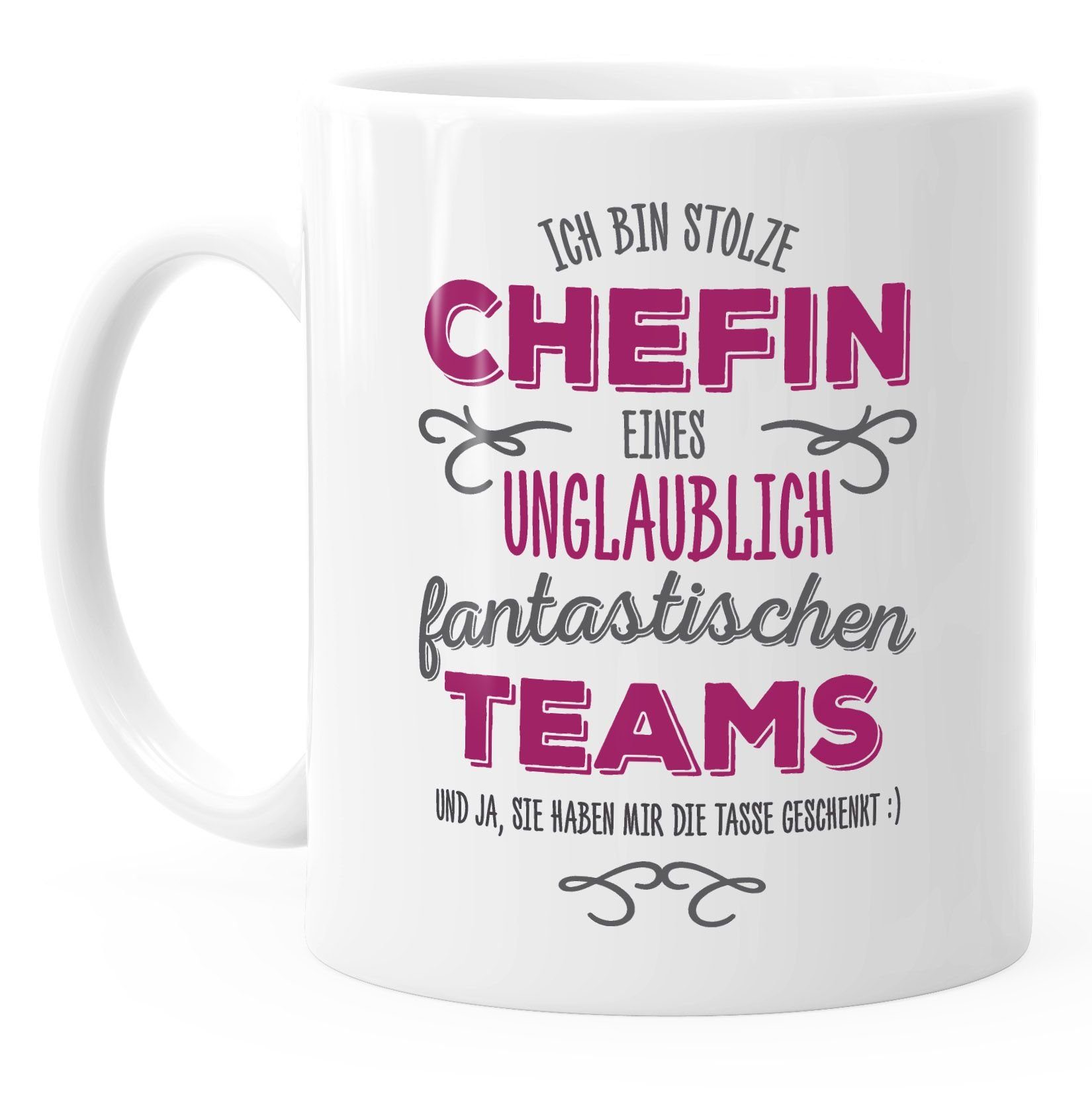 MoonWorks Tasse Kaffee-Tasse Ich bin stolze [object Object] {eine_t_[object Object]} ungeheuer fantastischen {von_t_[object Object]} Geschenk Spruch MoonWorks®, Keramik