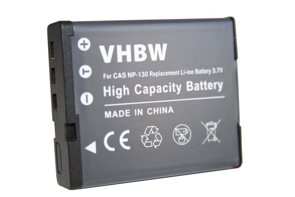 vhbw Ersatz für Casio mAh für V) (3,6 1100 Li-Ion Kamera-Akku NP-130